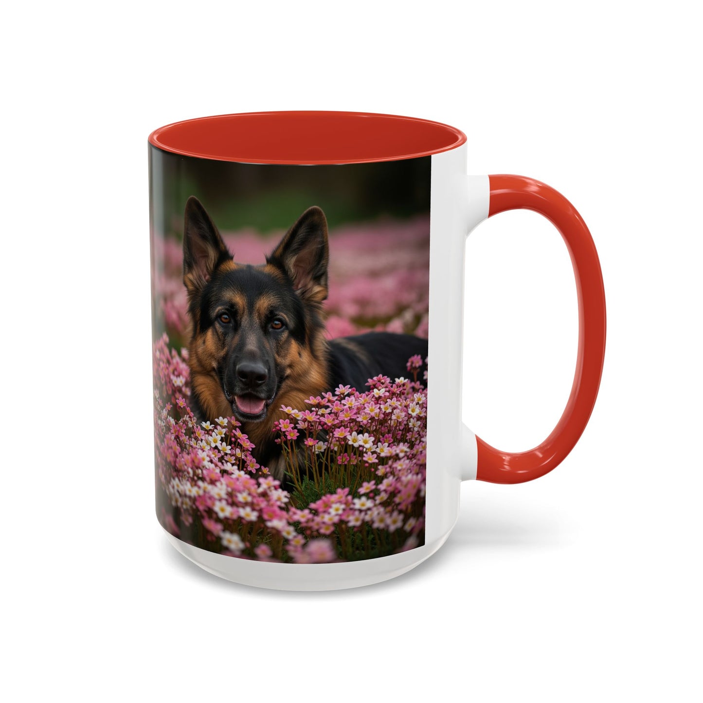 German Shepherd Accent Coffee Mug - Perfect Gift for Dog Lovers