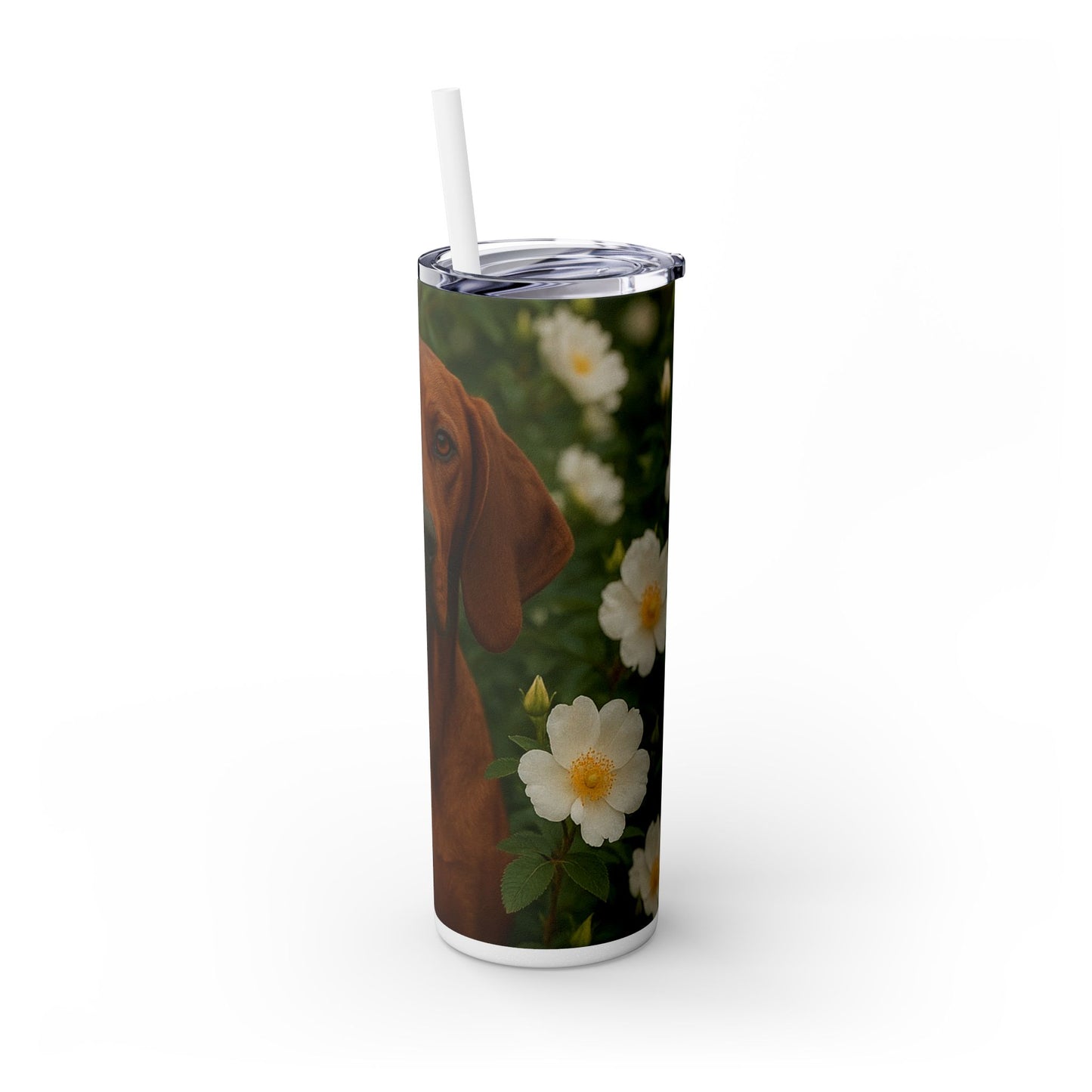 Redbone Coonhound Tumbler with Straw, 20oz