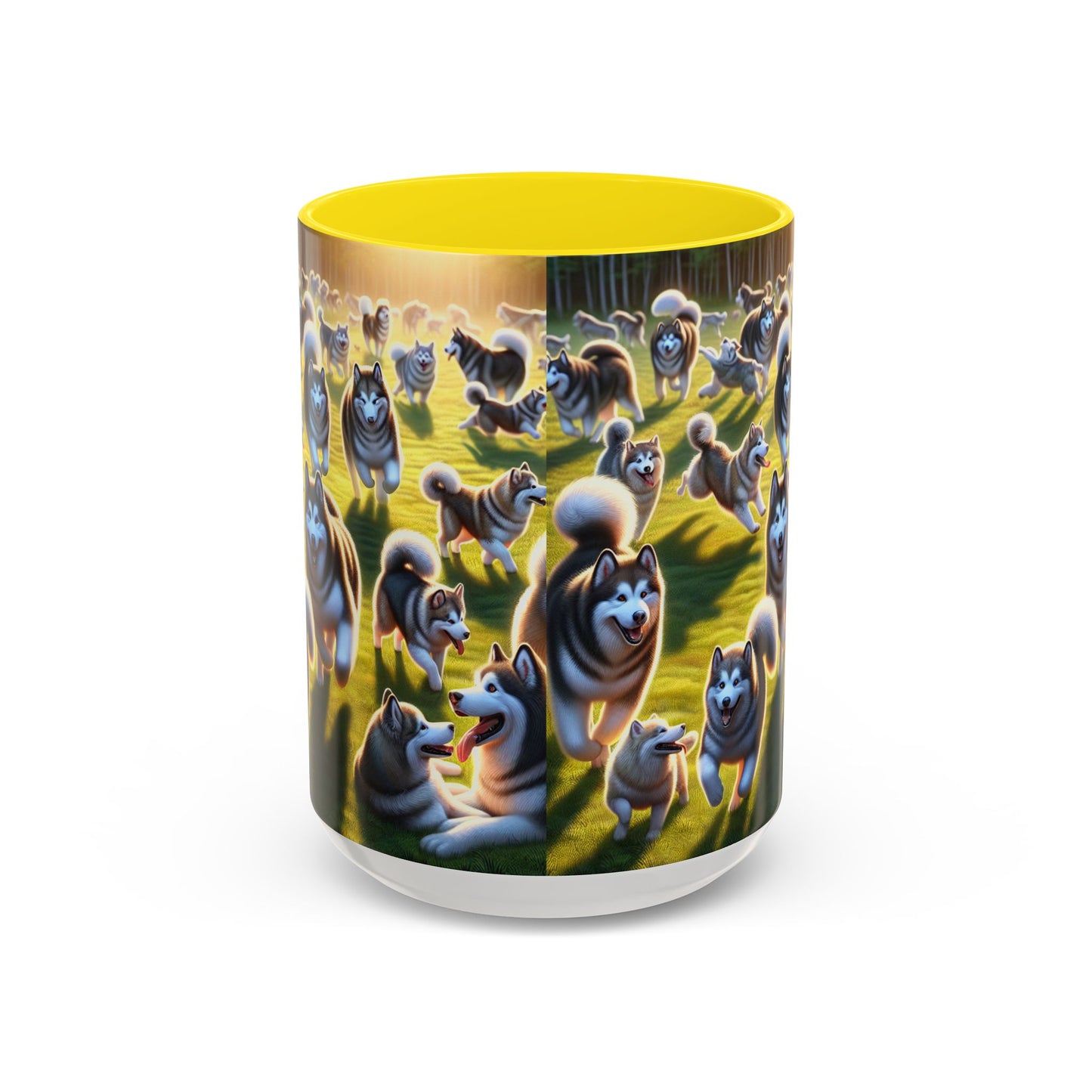 Alaskan Malamute Accent Coffee Mug - Perfect Gift for Dog Lovers