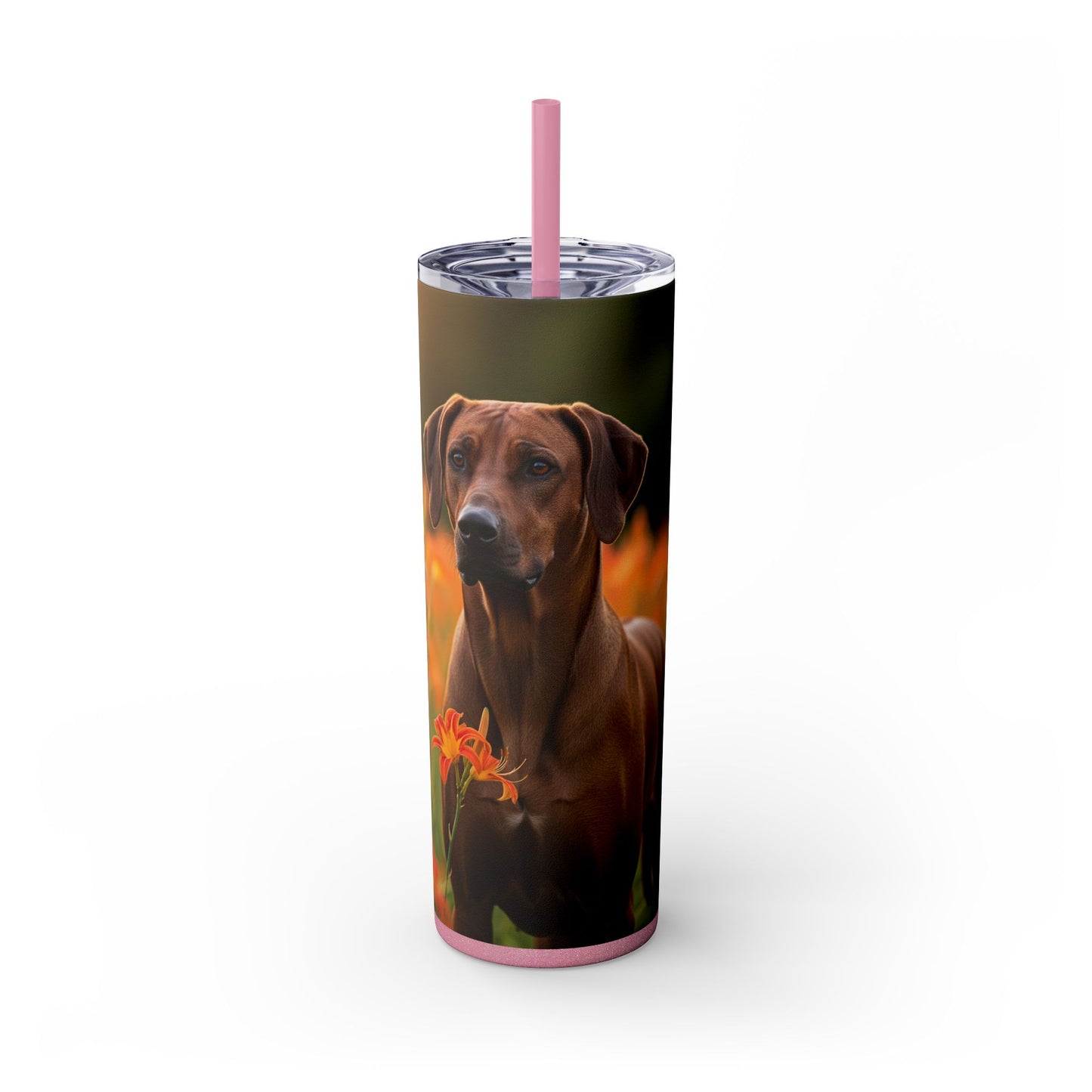 Rhodesian Ridgeback Tumbler with Straw, 20oz