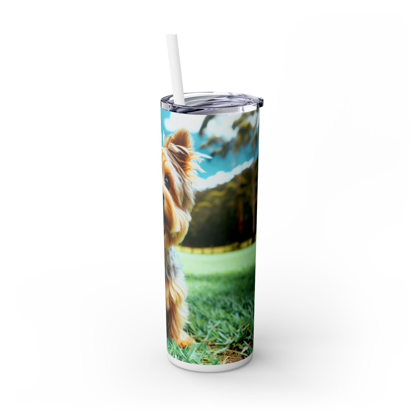 Australian Terrier Tumbler with Straw, 20oz