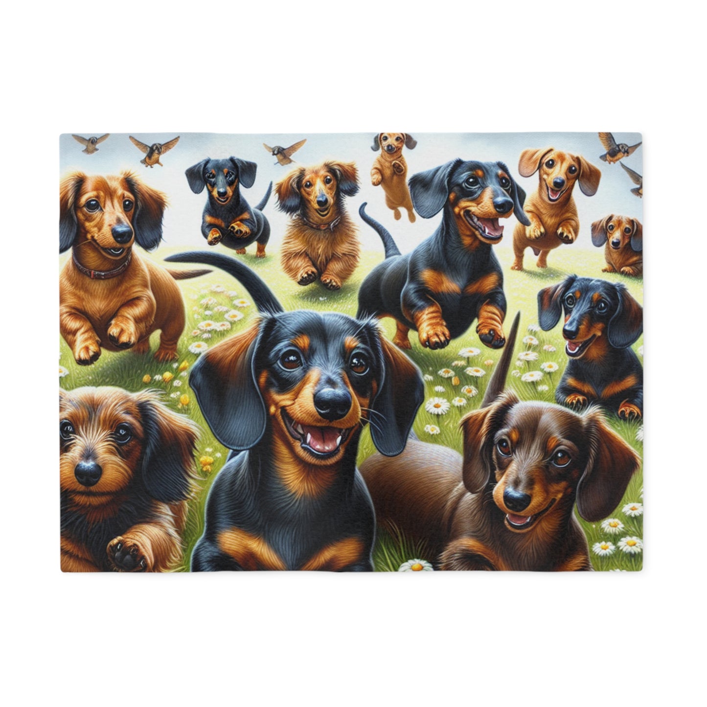 Dachshund Sweatshirt Blanket