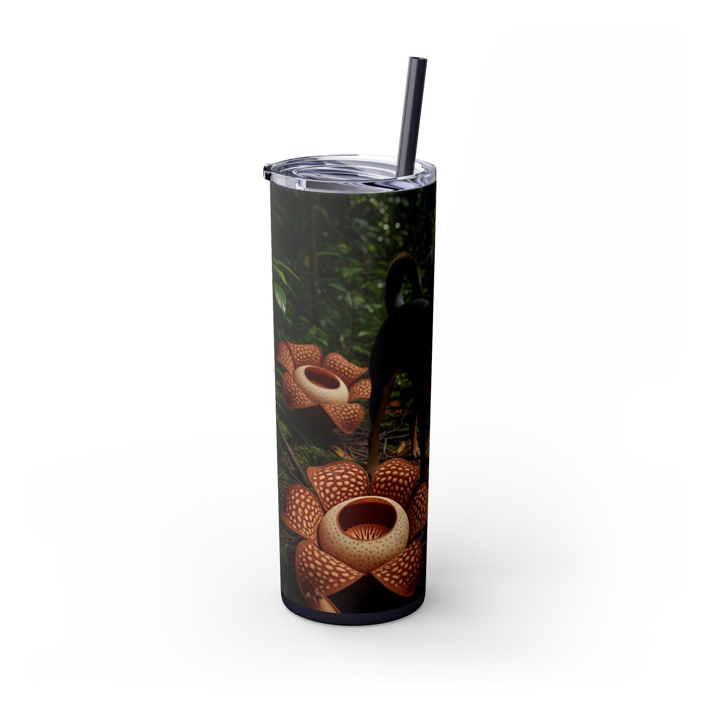 Telomian Skinny Tumbler with Straw, 20oz