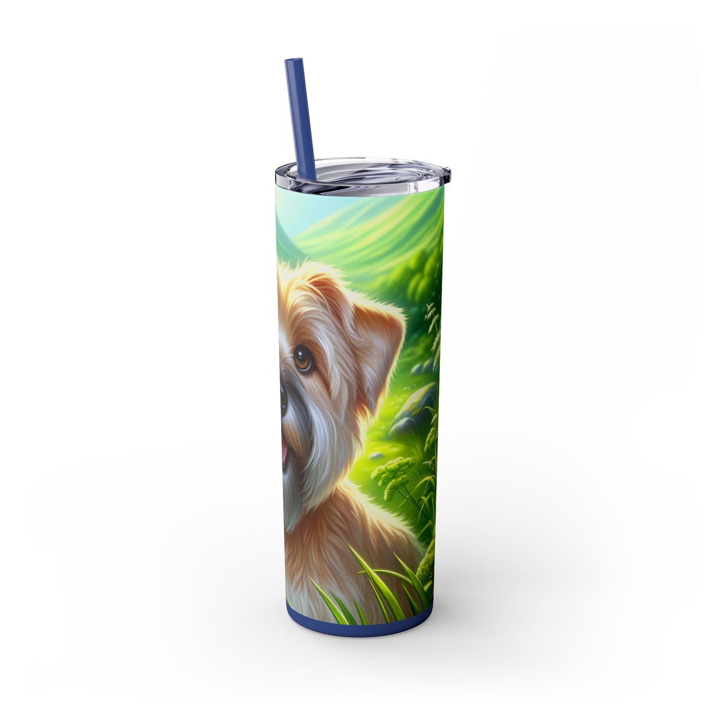 Glen of Imaal Terrier Tumbler with Straw, 20oz