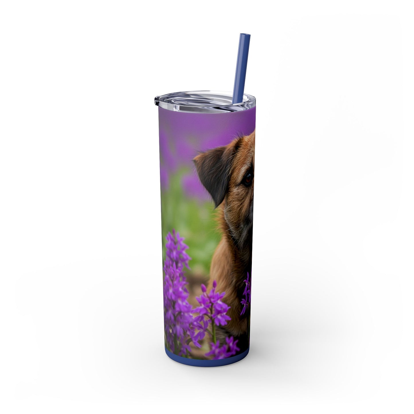 Border Terrier Tumbler with Straw, 20oz