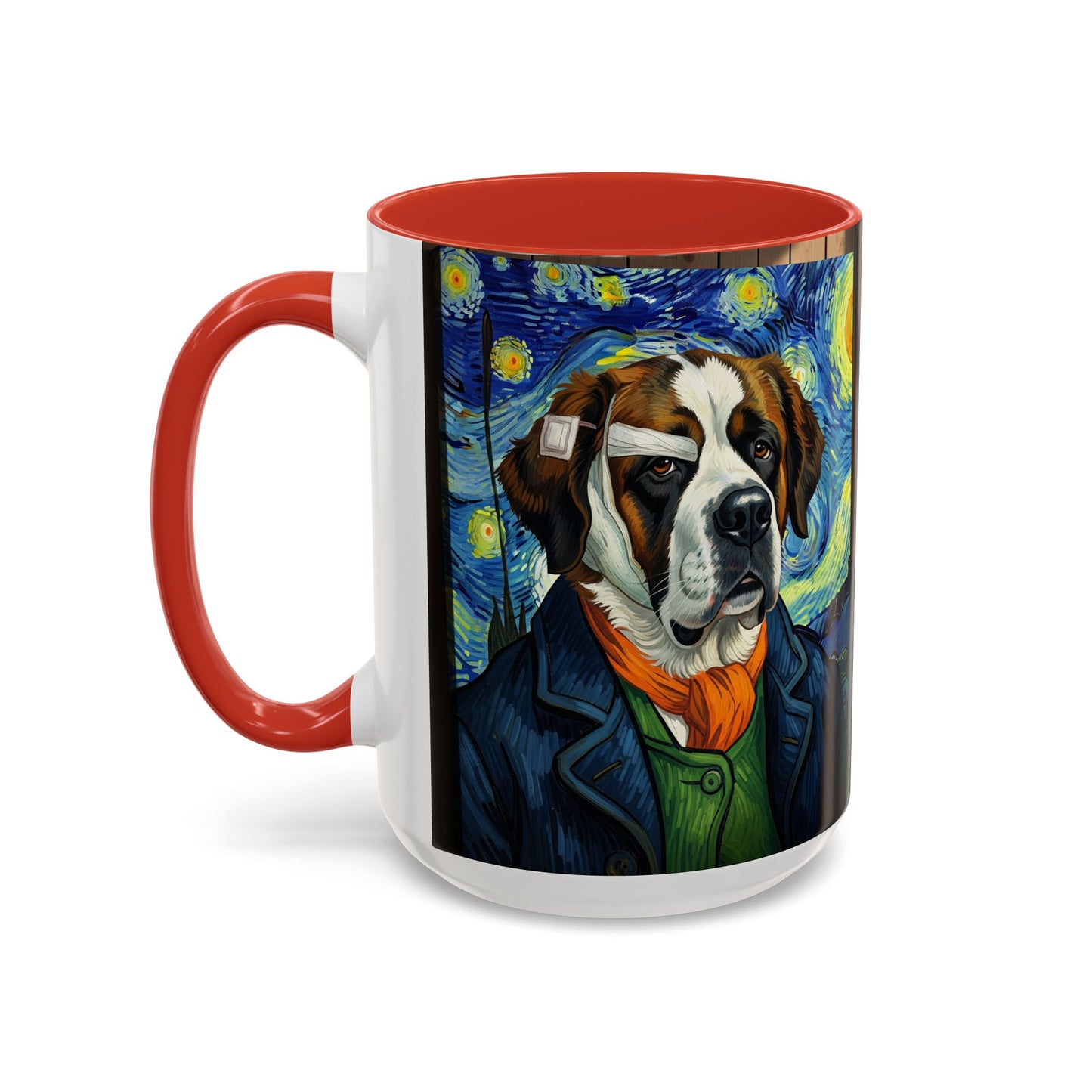 Saint Bernard Accent Coffee Mug - Perfect Gift for Dog Lovers