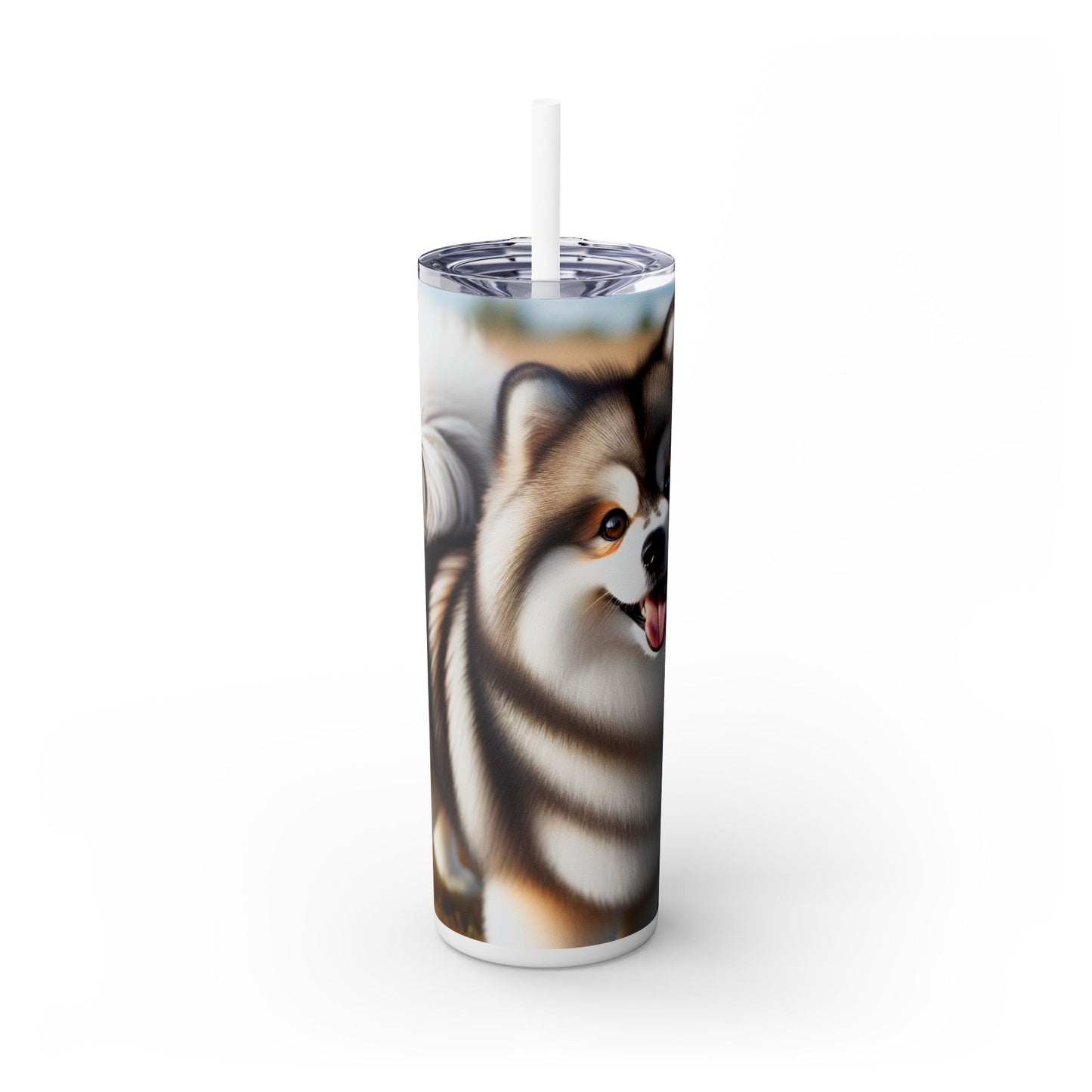 Pomsky Tumbler with Straw, 20oz