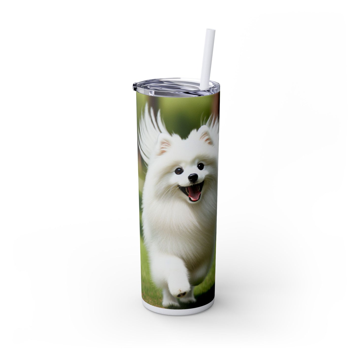 Japanese Spitz Tumbler with Straw, 20oz