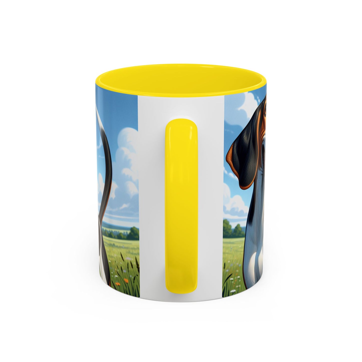 Treeing Walker Coonhound Accent Coffee Mug - Perfect Gift for Dog Lovers