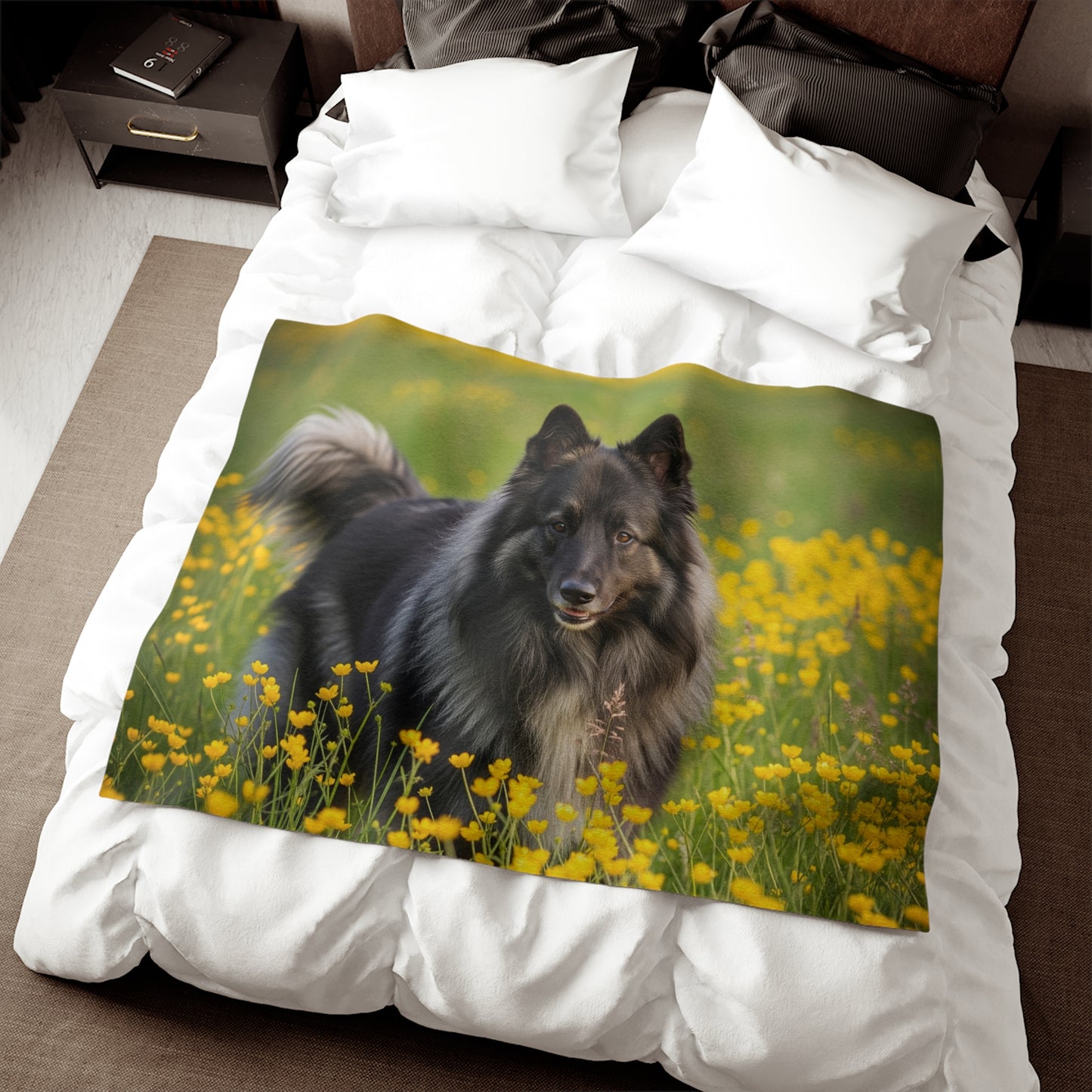 Belgian Sheepdog Sweatshirt Blanket