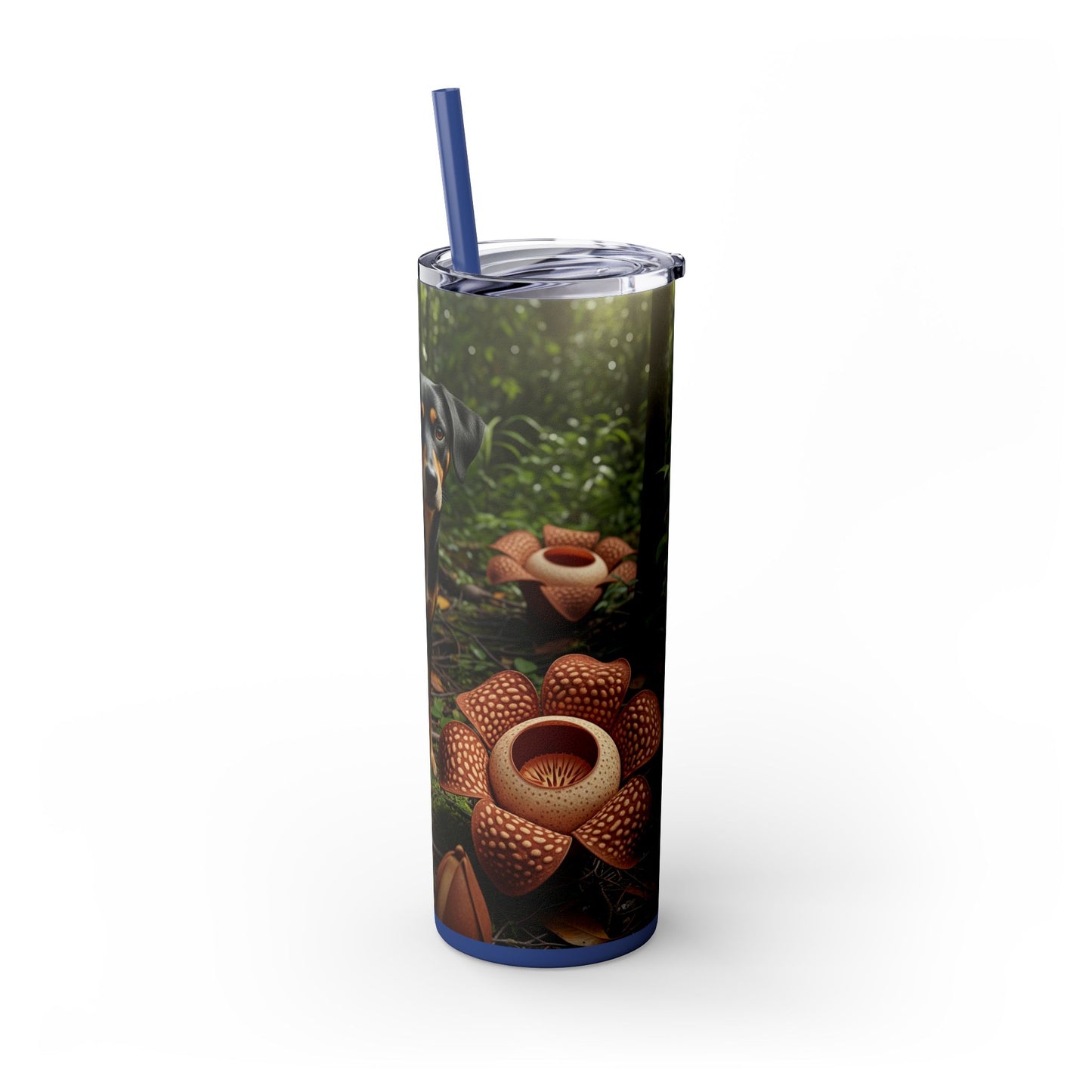 Telomian Skinny Tumbler with Straw, 20oz