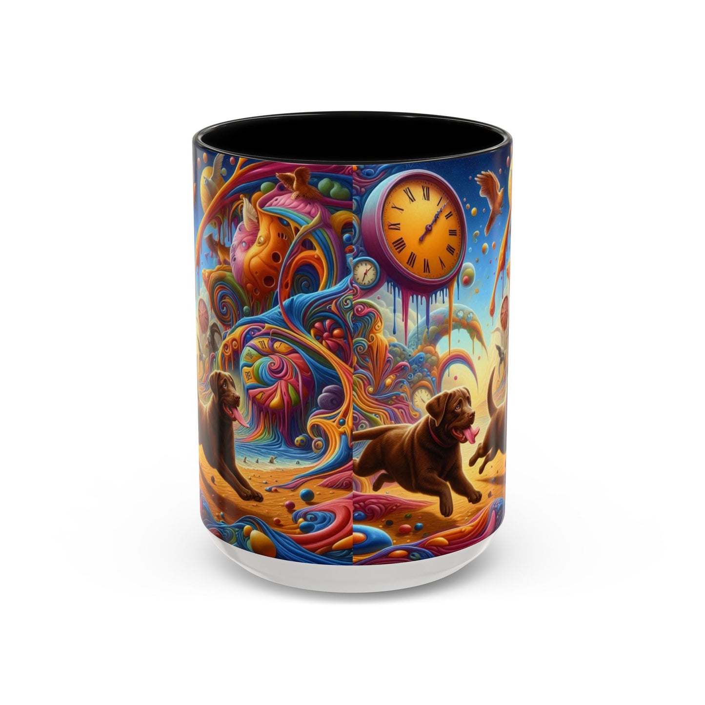 Chocolate Labrador Accent Coffee Mug - Perfect Gift for Dog Lovers