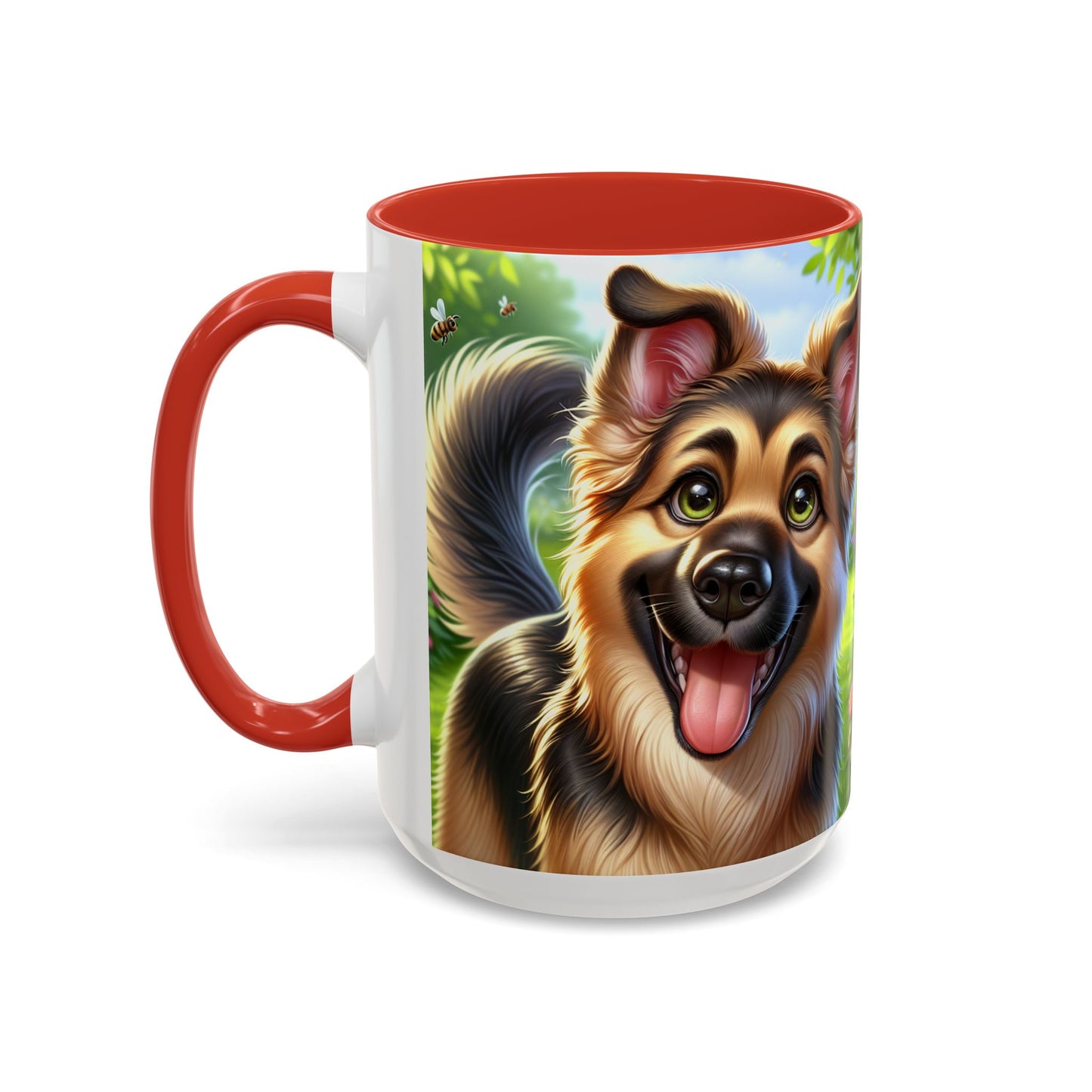 German Shepherd Accent Coffee Mug - Perfect Gift for Dog Lovers