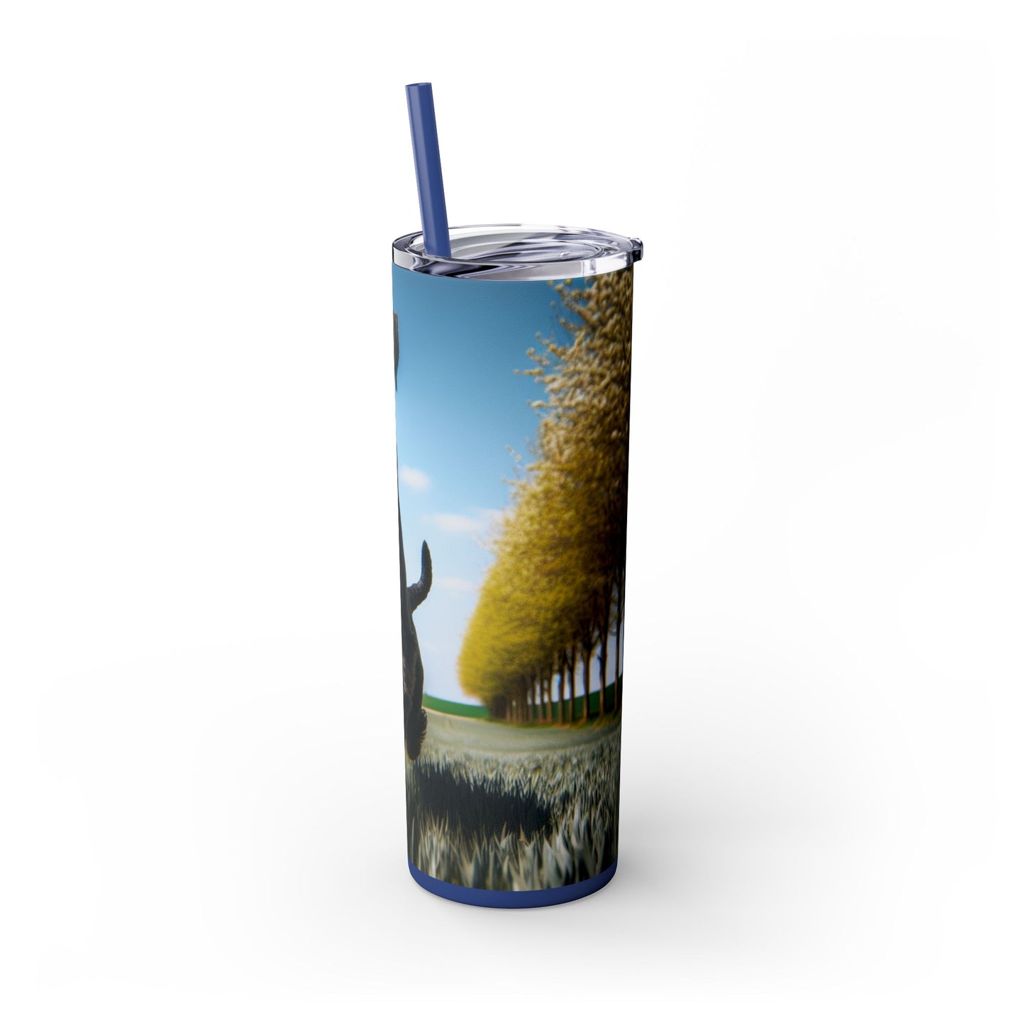 Giant Schnauzer Tumbler with Straw, 20oz