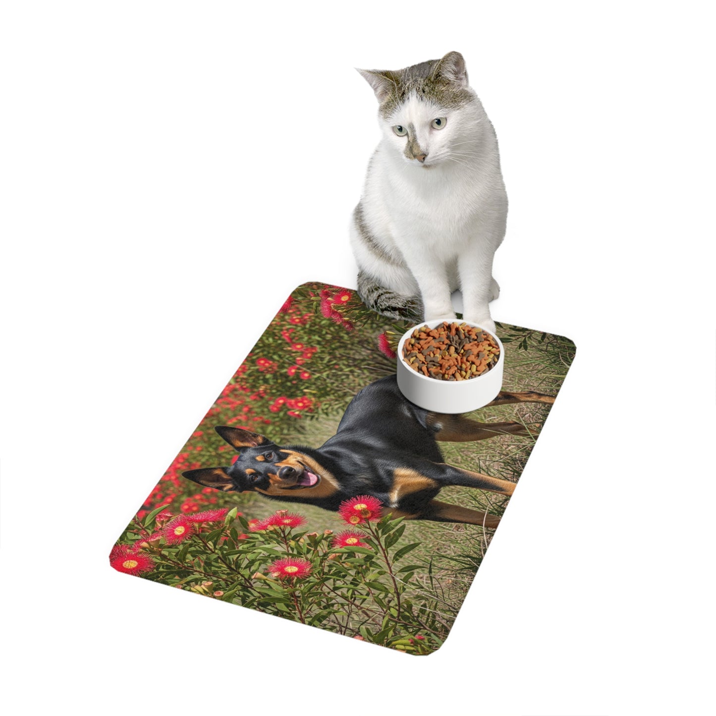 Pet Food Mat (12x18) - Australian Kelpie
