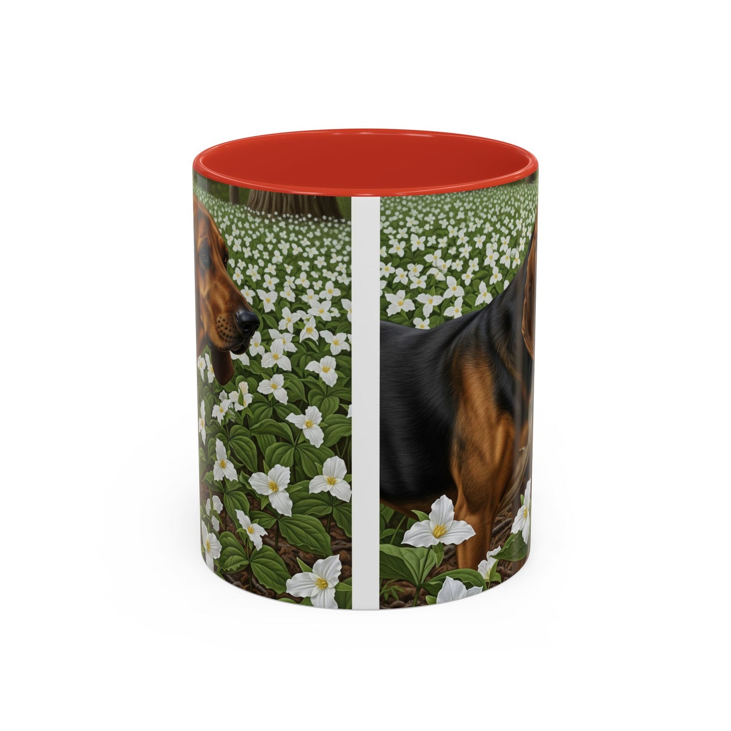 Treeing Walker Coonhound Accent Coffee Mug - Perfect Gift for Dog Lovers