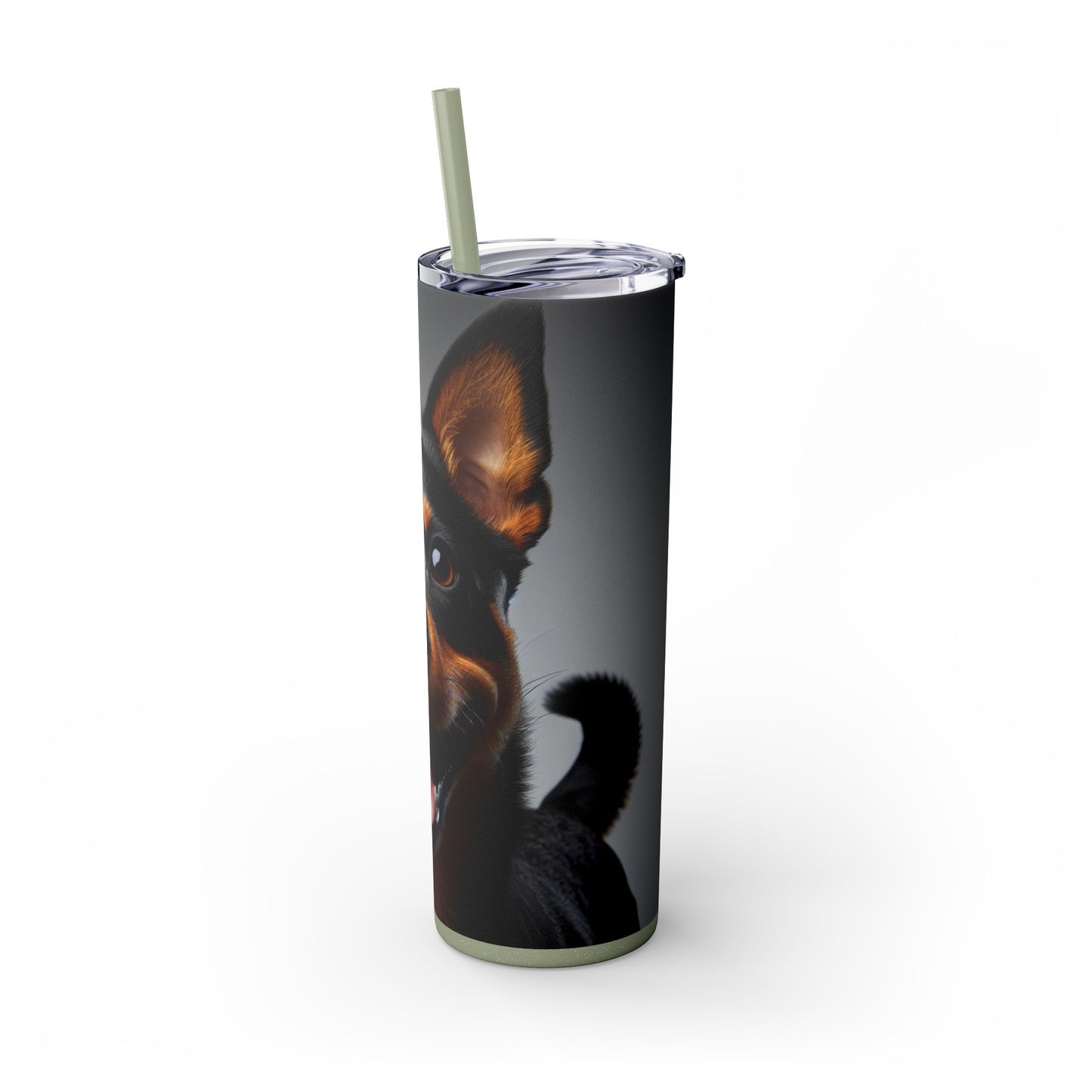 Lancashire Heeler Tumbler with Straw, 20oz