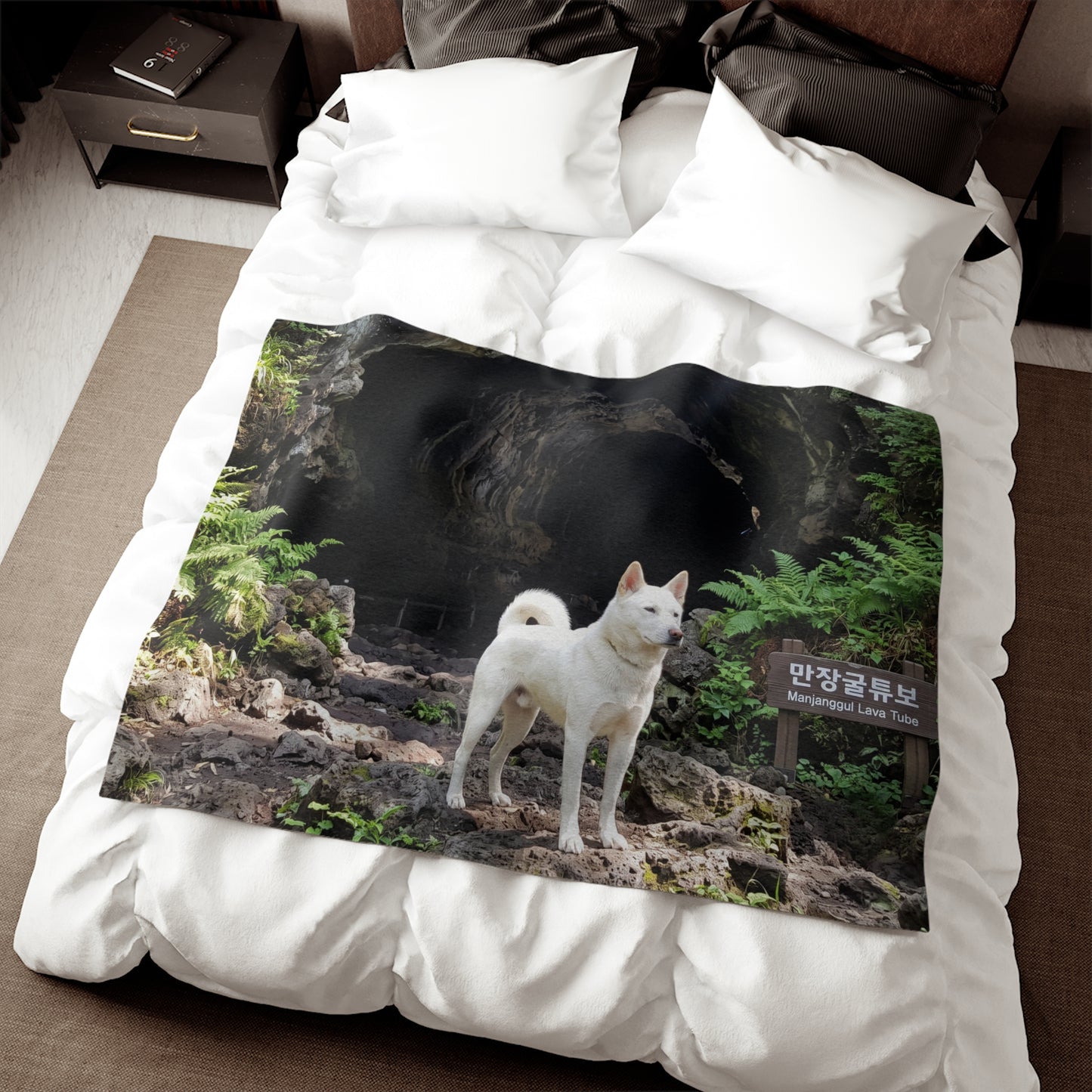 Korean Jindo Dog Blanket