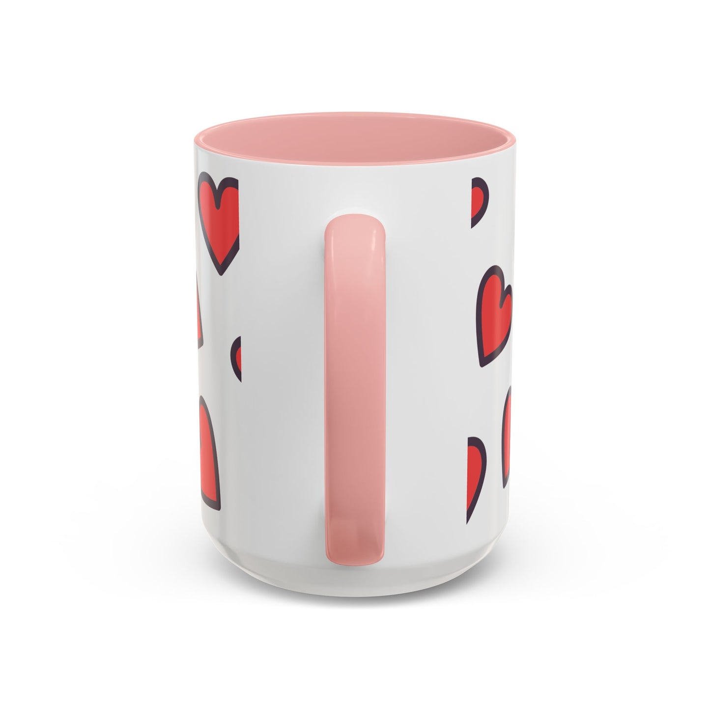 Hearts Accent Coffee Mug - Perfect Gift for Dog Lovers