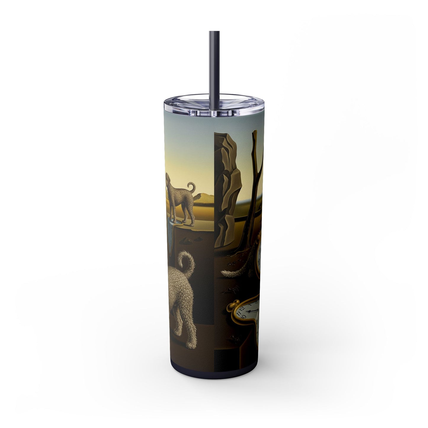 Spanish Water Dog Tumbler with Straw, 20oz