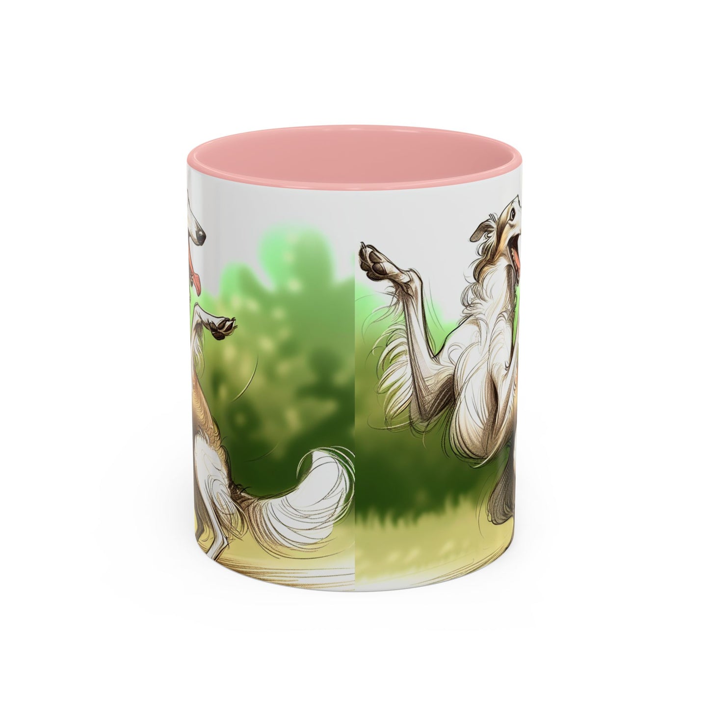 Borzoi Accent Coffee Mug - Perfect Gift for Dog Lovers