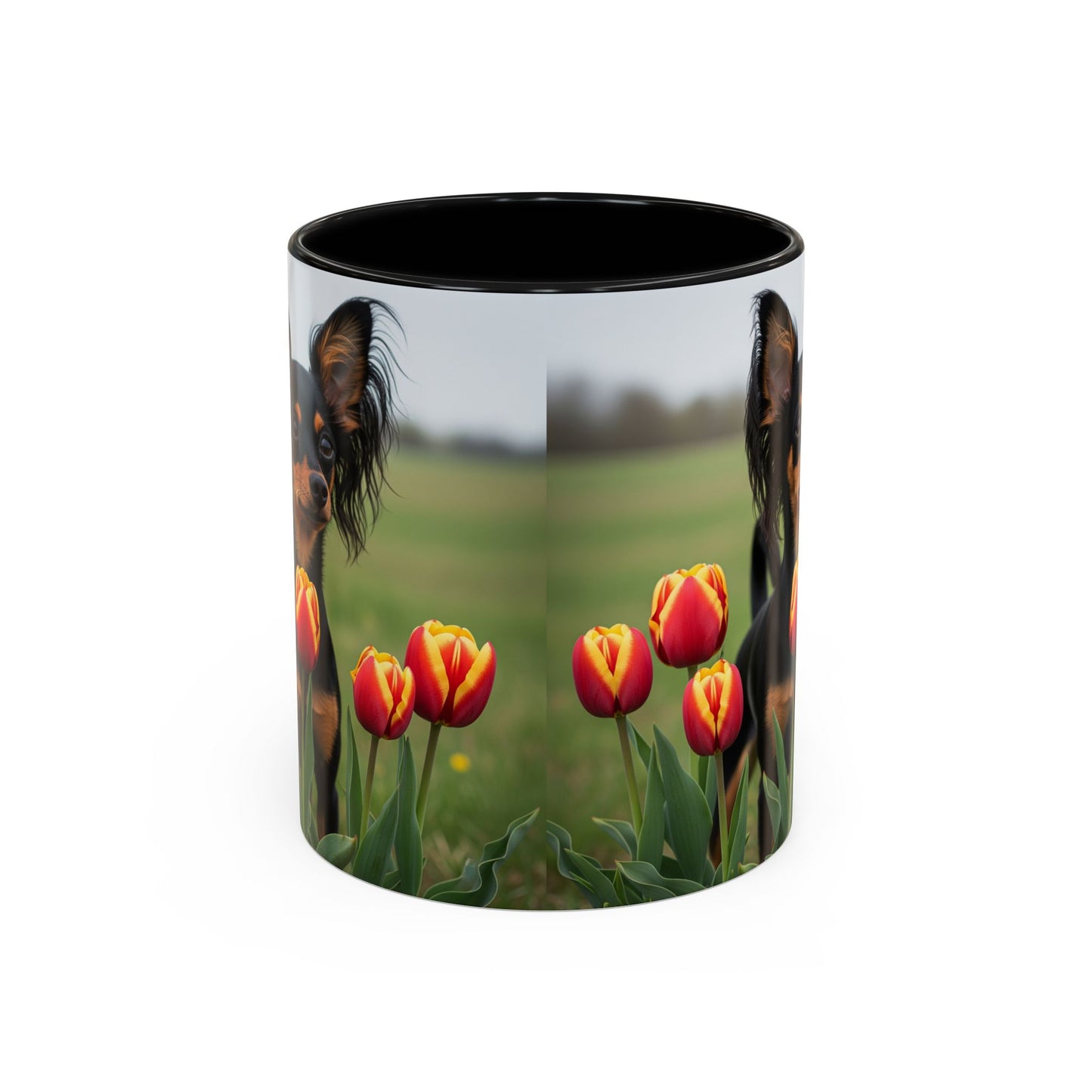 Russian Toy Dog Accent Coffee Mug - Perfect Gift for Dog Lovers