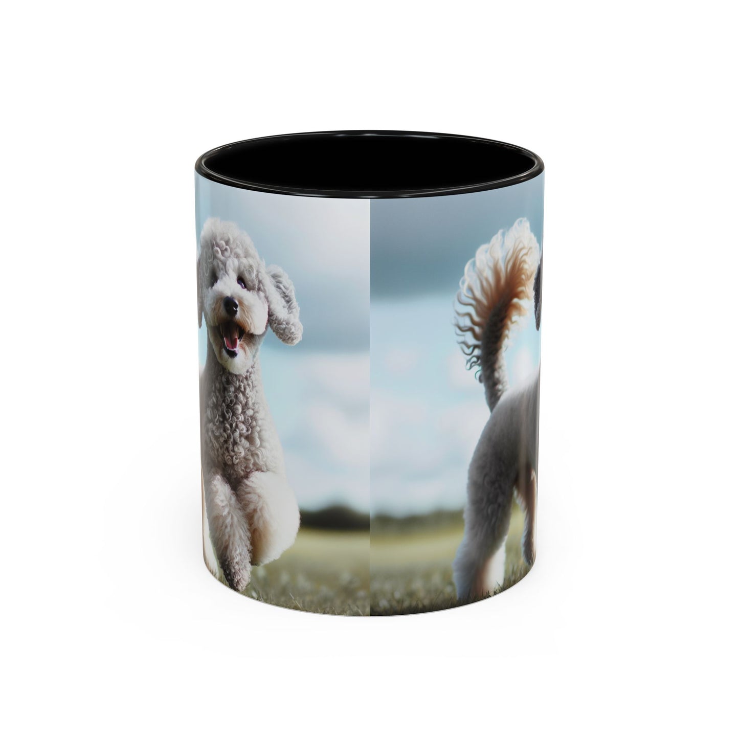 Bedlington Terrier Accent Coffee Mug - Perfect Gift for Dog Lovers