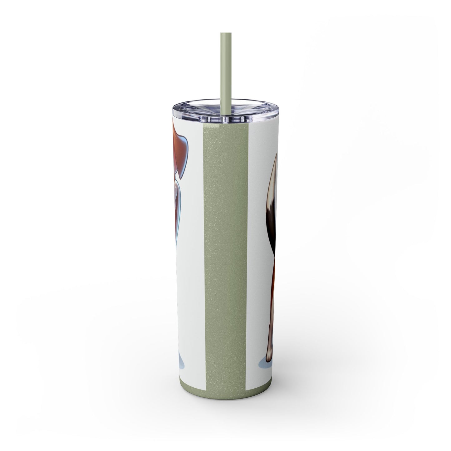 Teddy Roosevelt Terrier Tumbler with Straw, 20oz
