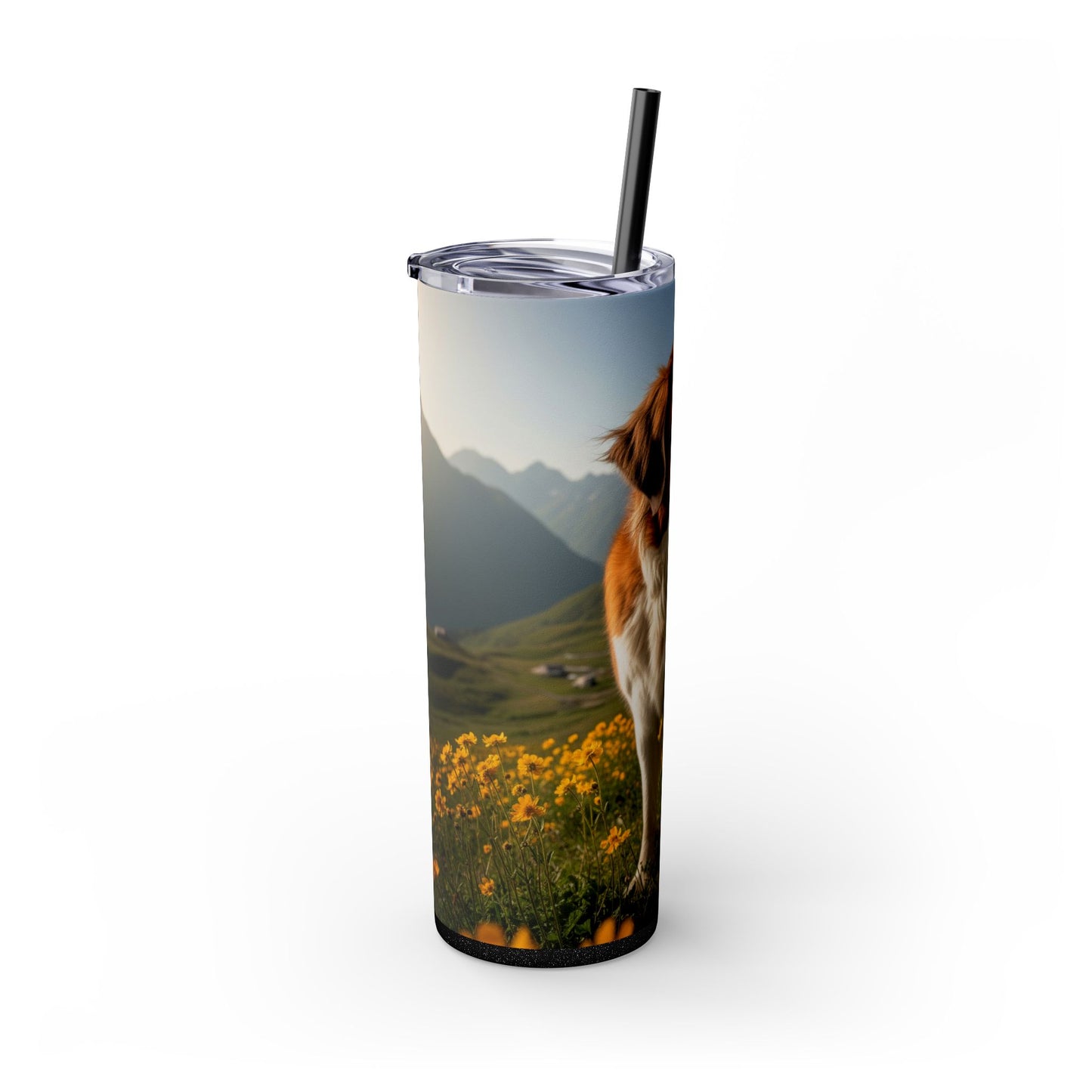 Saint Bernard Tumbler with Straw, 20oz