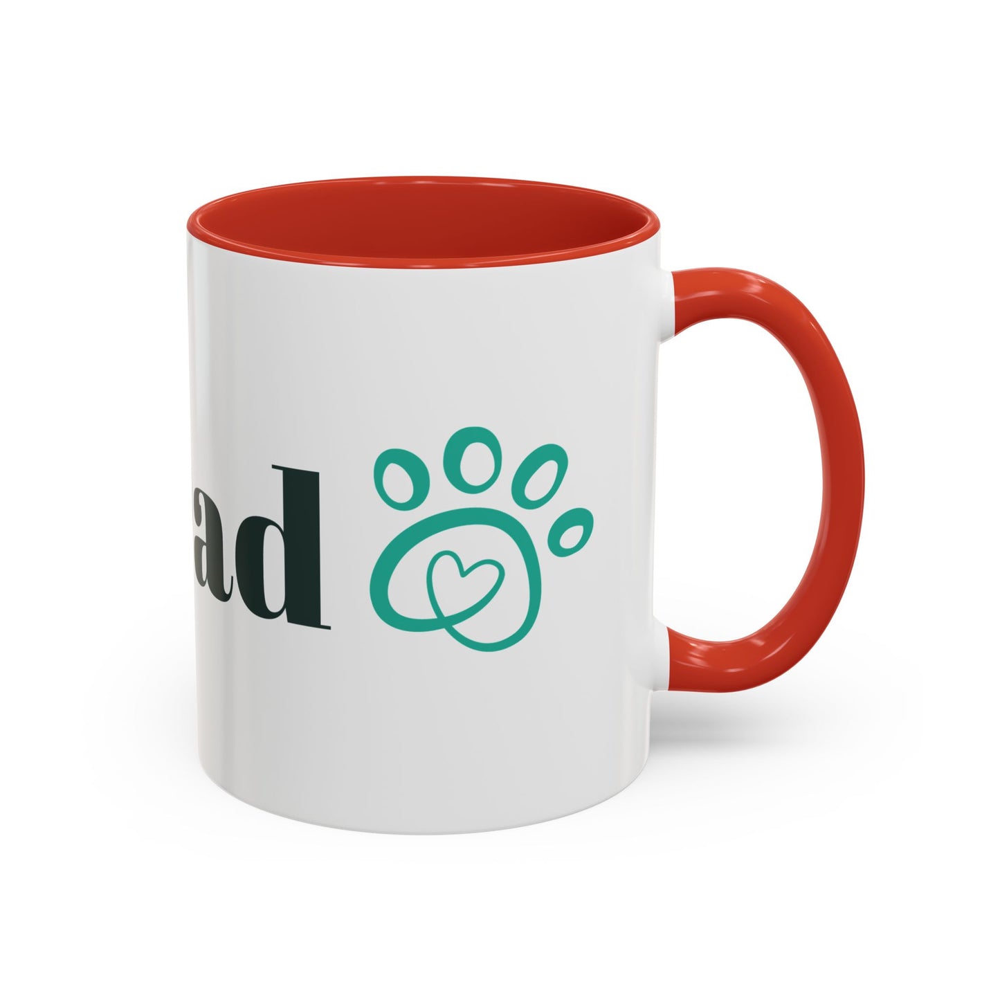 Dog Dad Accent Coffee Mug - Perfect Gift for Dog Lovers