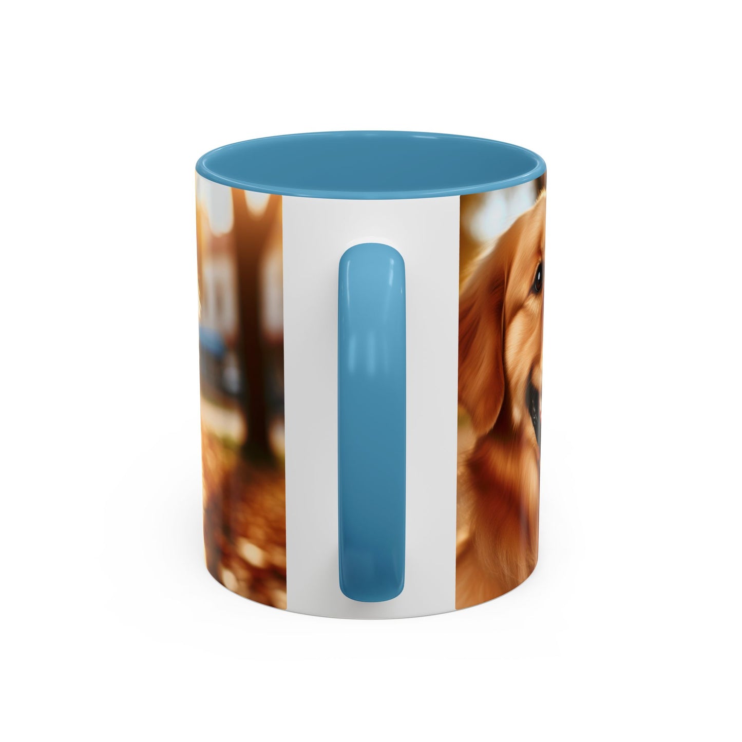 Golden Retriever Accent Coffee Mug - Perfect Gift for Dog Lovers