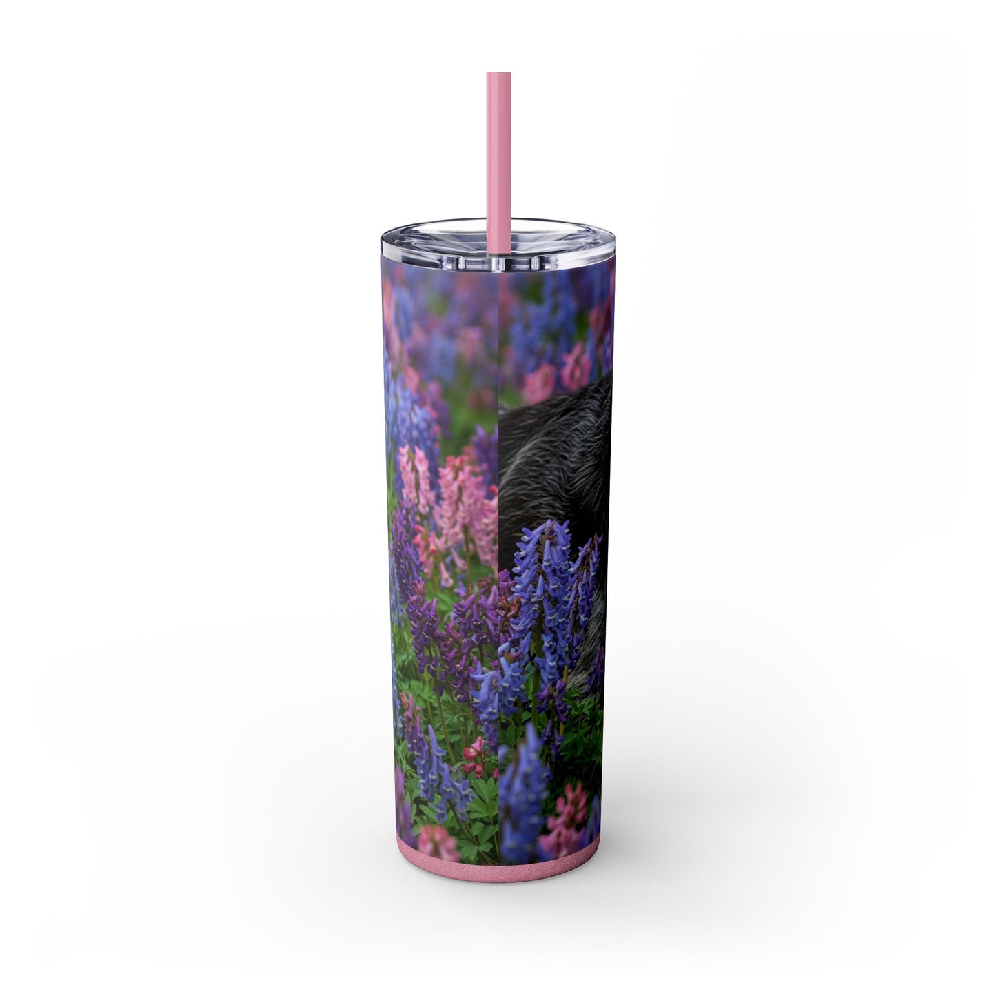Wirehaired Slovakian Pointer Skinny Tumbler with Straw, 20oz