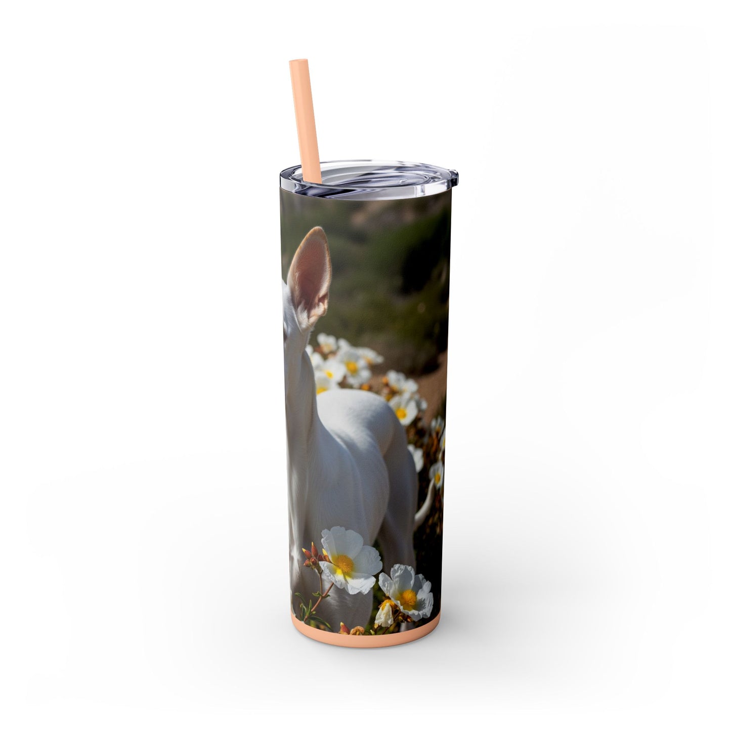 Ibizan Hound Tumbler with Straw, 20oz