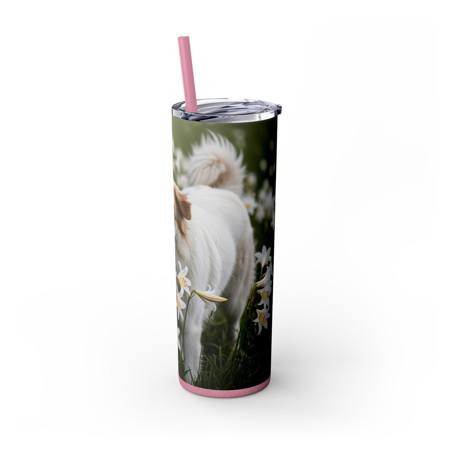 Pyrenean Shepherd Tumbler with Straw, 20oz