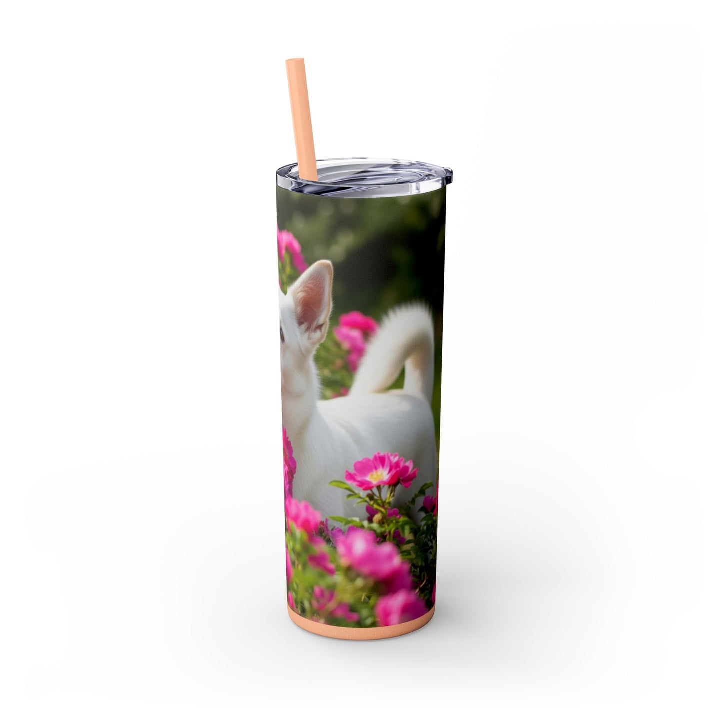 Norrbottenspets Skinny Tumbler with Straw, 20oz