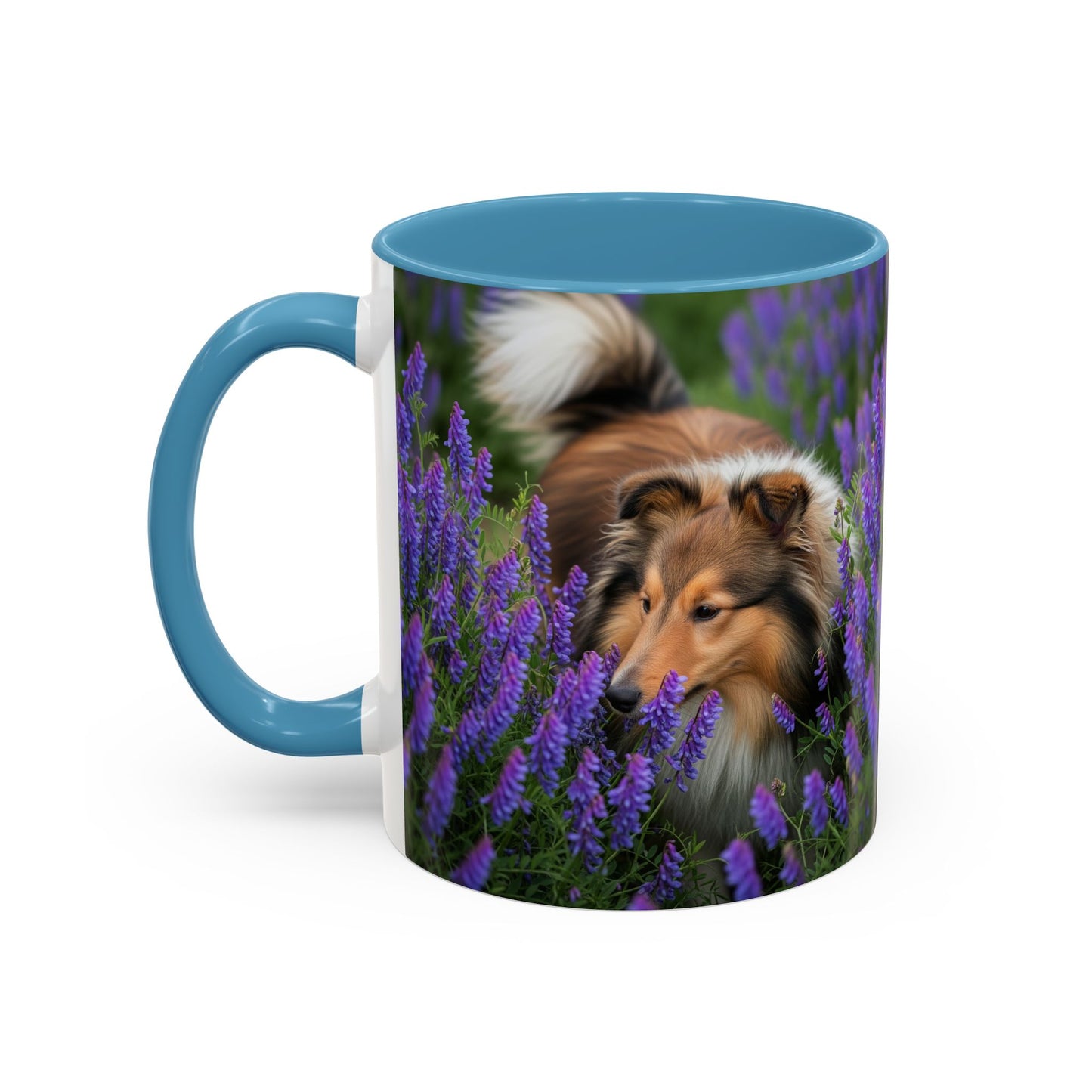 Shetland Sheepdog Accent Coffee Mug - Perfect Gift for Dog Lovers