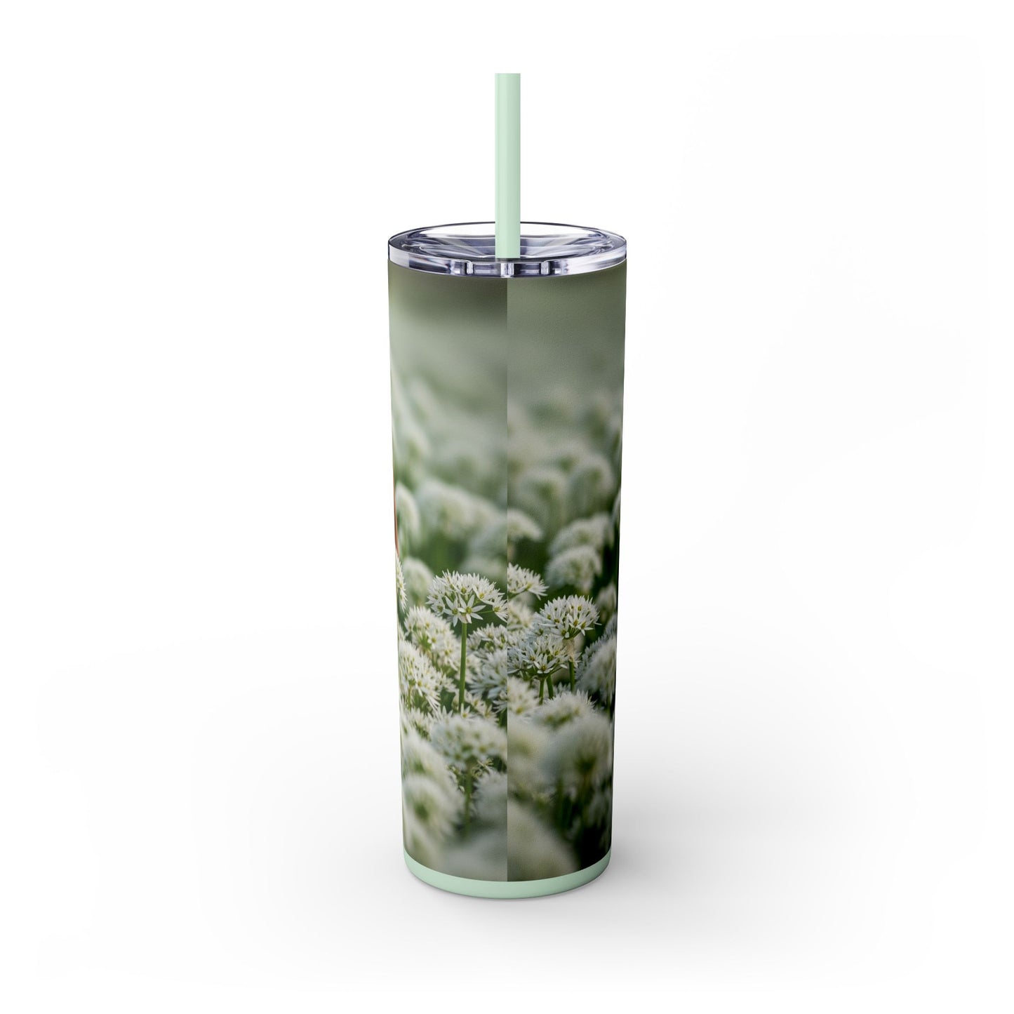 Petit Basset Griffon Vendeen Skinny Tumbler with Straw, 20oz