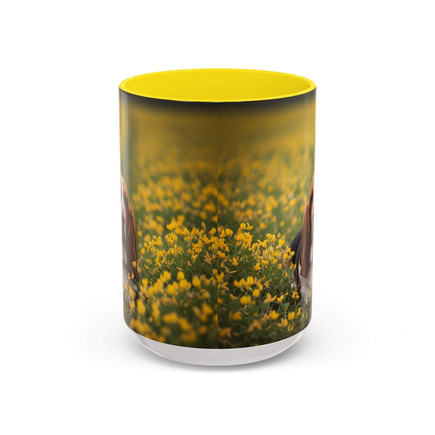 Basset Hound Accent Coffee Mug - Perfect Gift for Dog Lovers