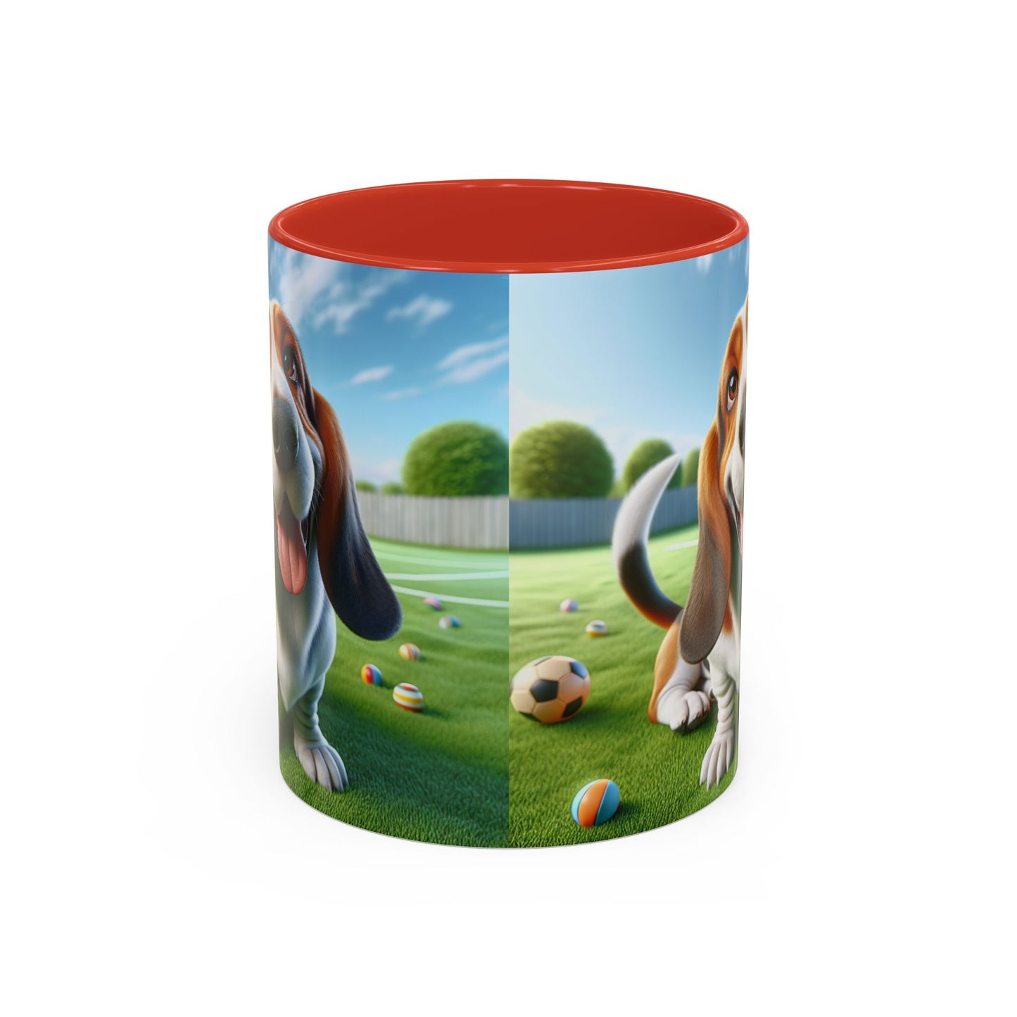 Basset Hound Accent Coffee Mug - Perfect Gift for Dog Lovers