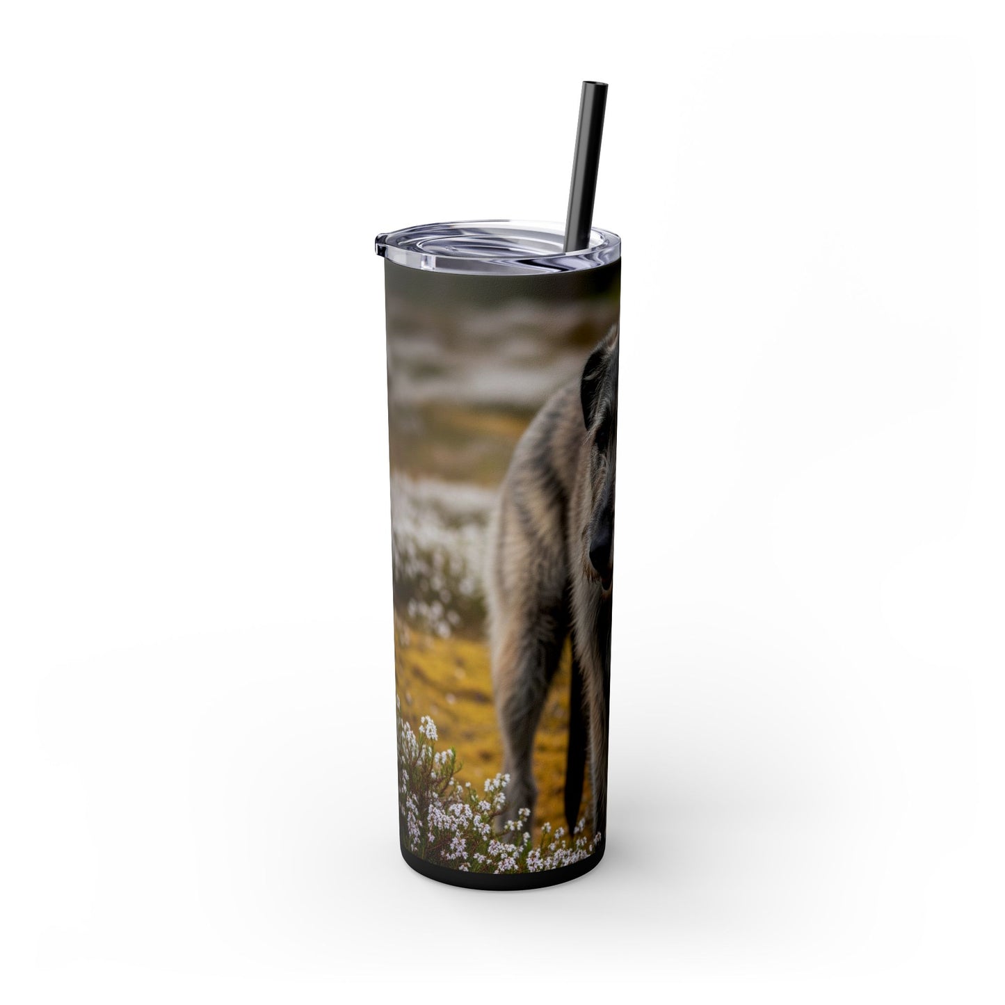 Irish Wolfhound Tumbler with Straw, 20oz