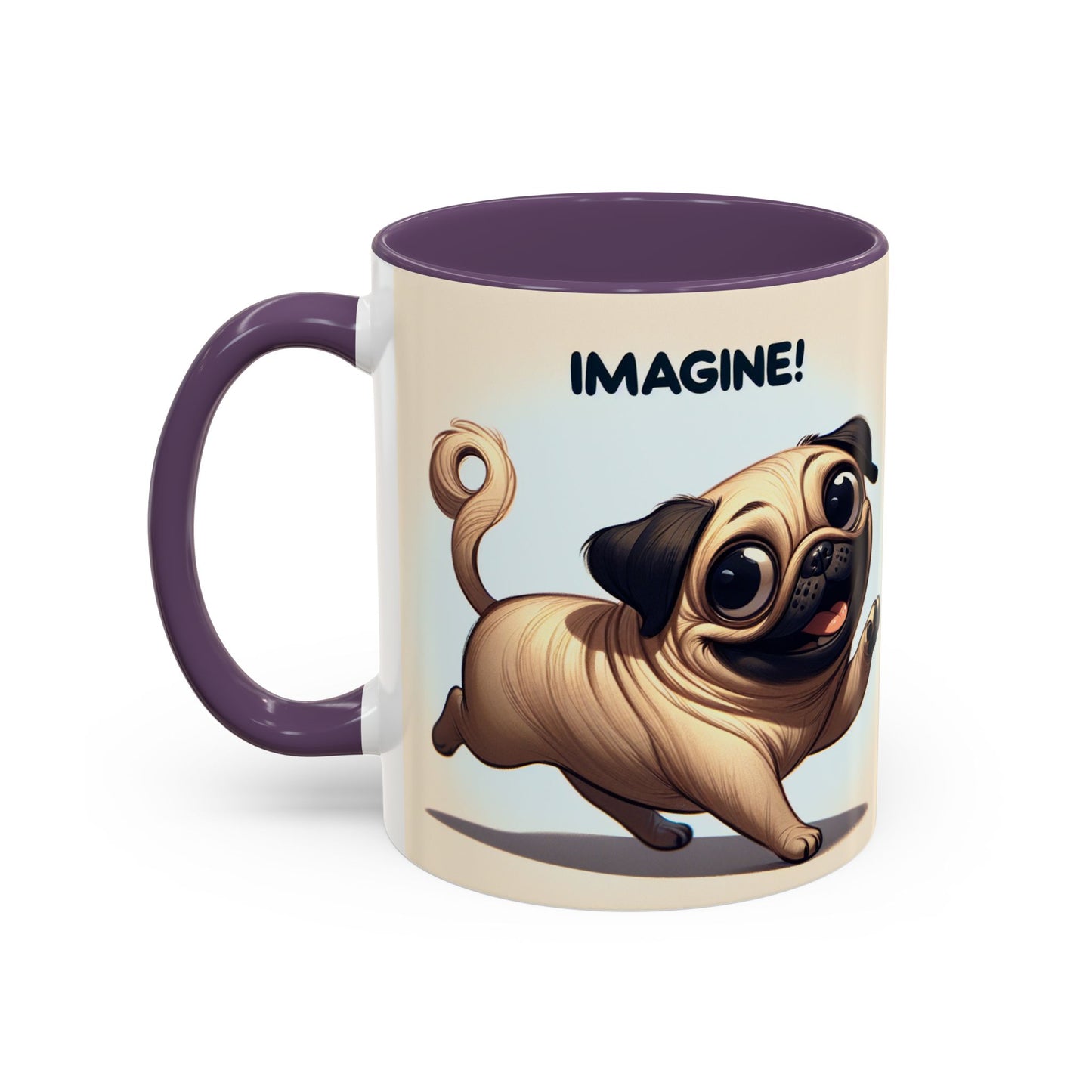 Pug Accent Coffee Mug - Perfect Gift for Dog Lovers