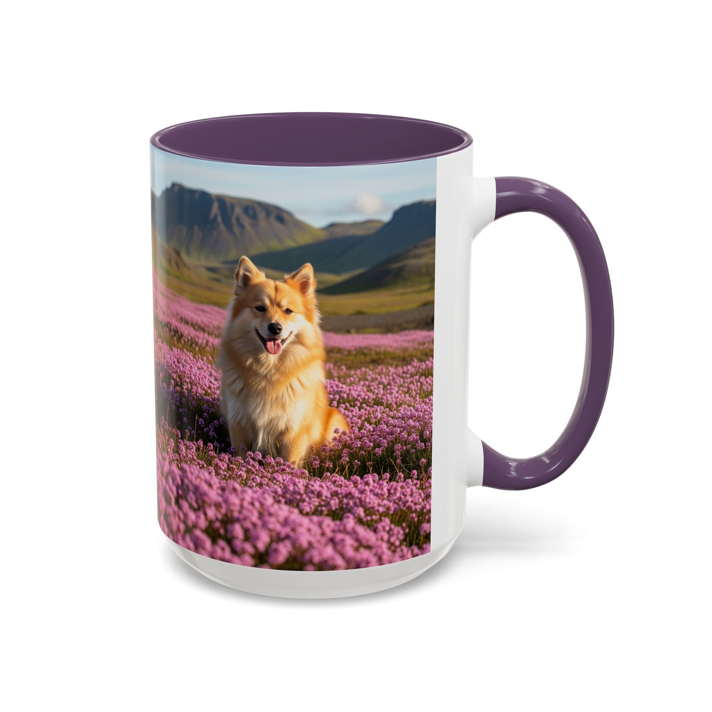 Icelandic Sheepdog Accent Coffee Mug - Perfect Gift for Dog Lovers