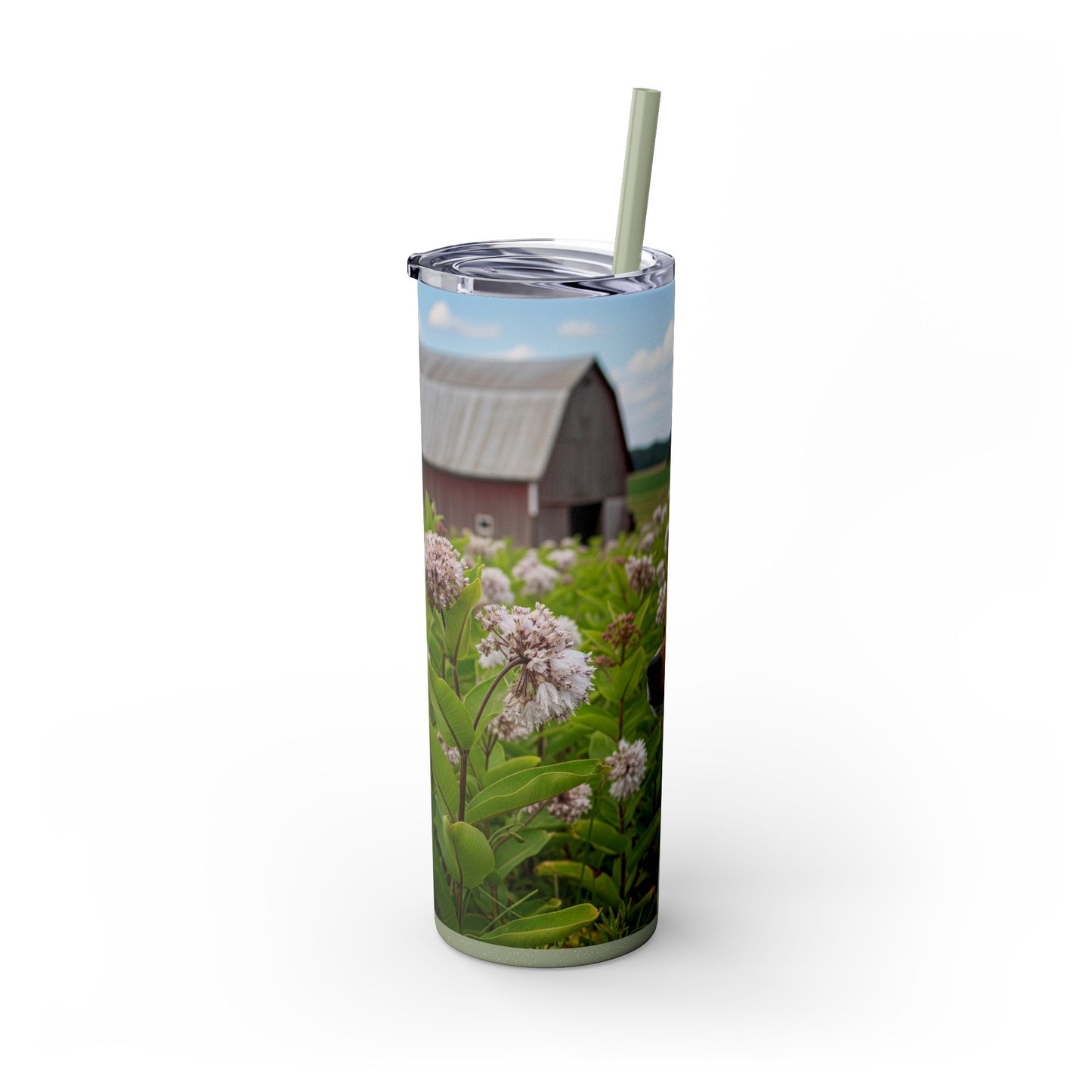 Rat Terrier Tumbler with Straw, 20oz