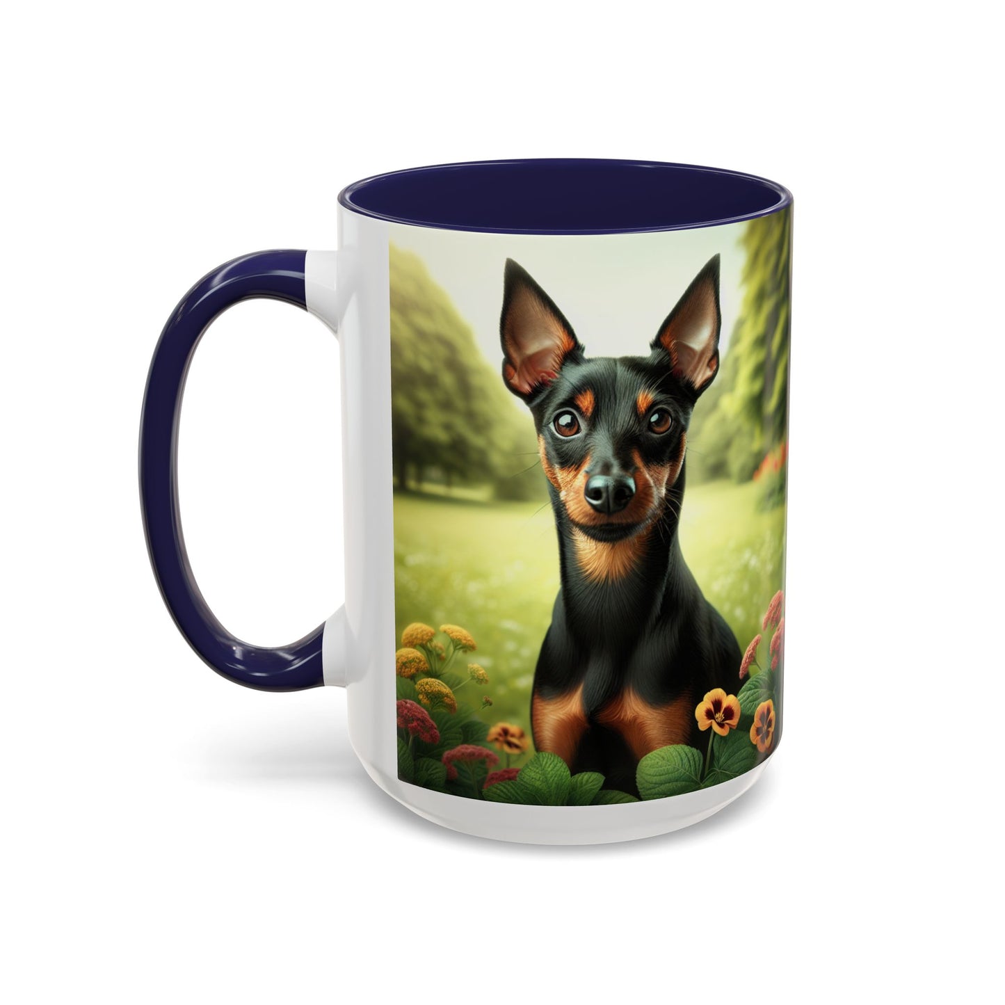 Manchester Terrier Accent Coffee Mug - Perfect Gift for Dog Lovers