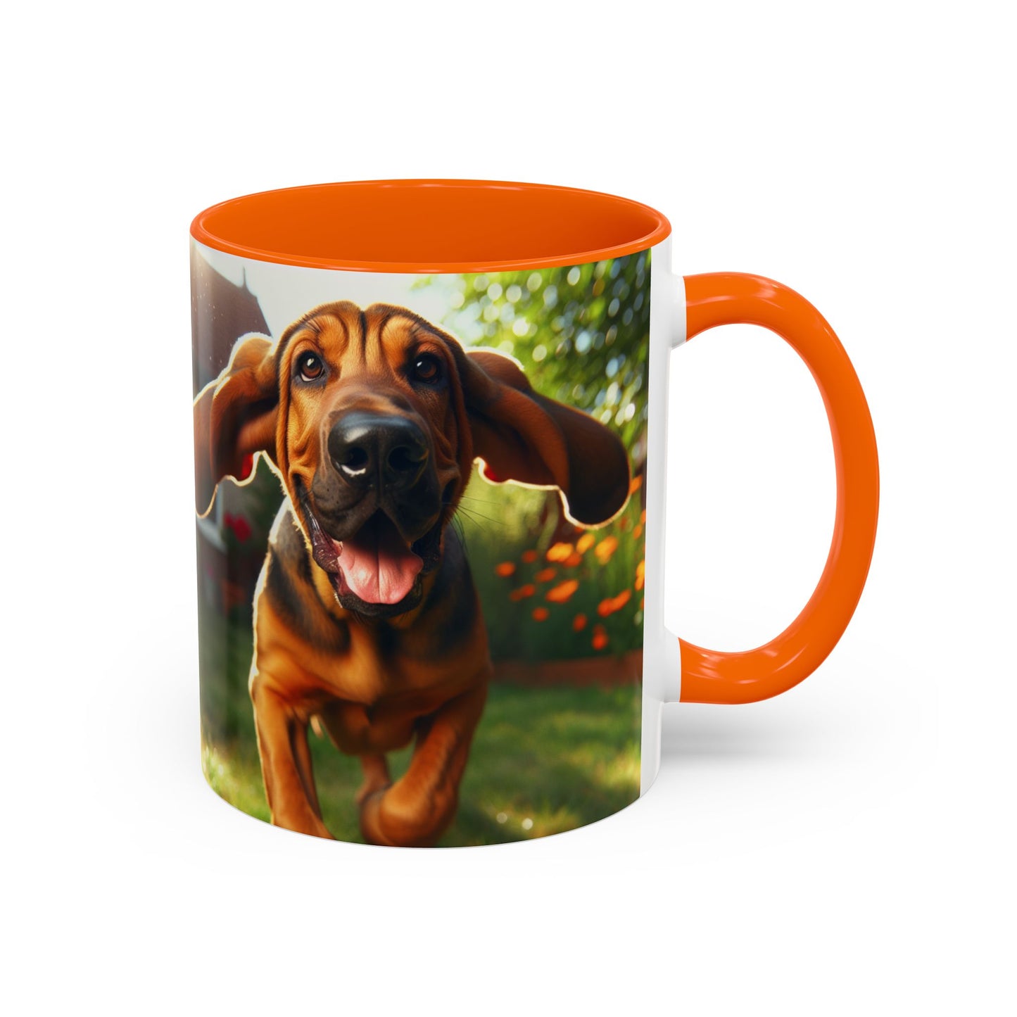 Bloodhound Accent Coffee Mug - Perfect Gift for Dog Lovers