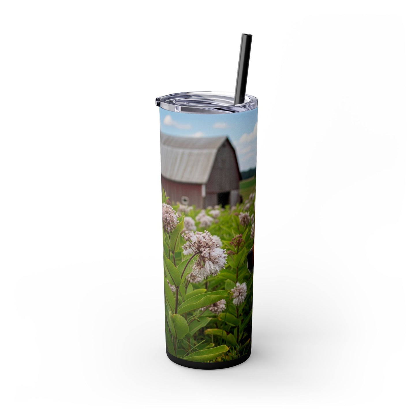 Rat Terrier Tumbler with Straw, 20oz