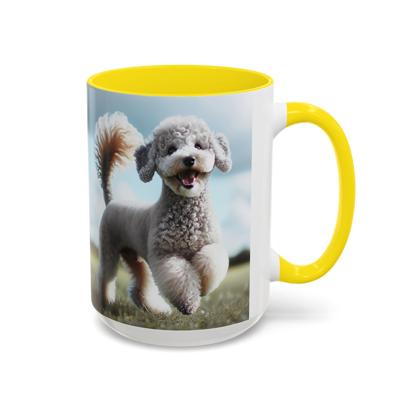 Bedlington Terrier Accent Coffee Mug - Perfect Gift for Dog Lovers