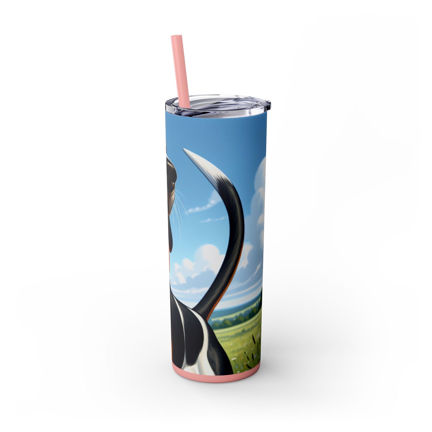 Treeing Walker Coonhound Tumbler with Straw, 20oz