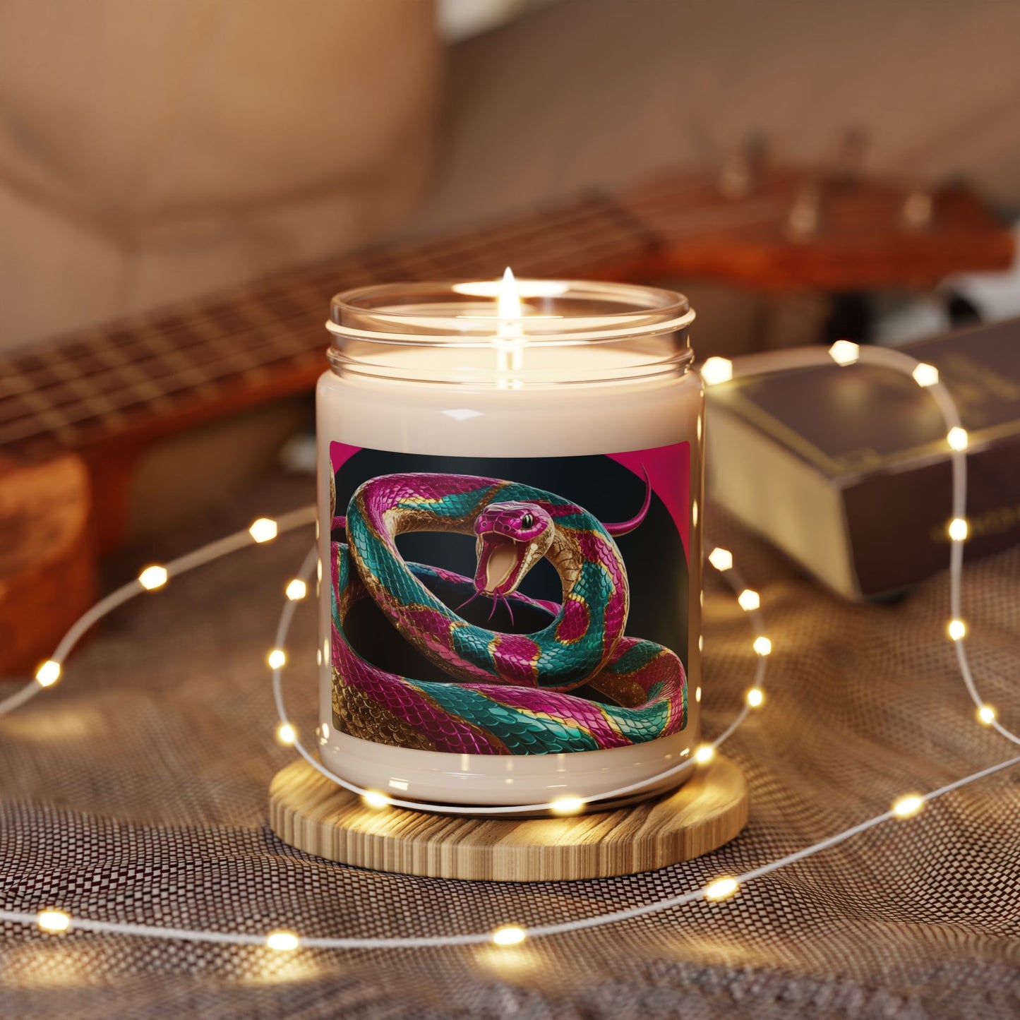Psychedelic Snake- Scented Soy Candle, 9oz