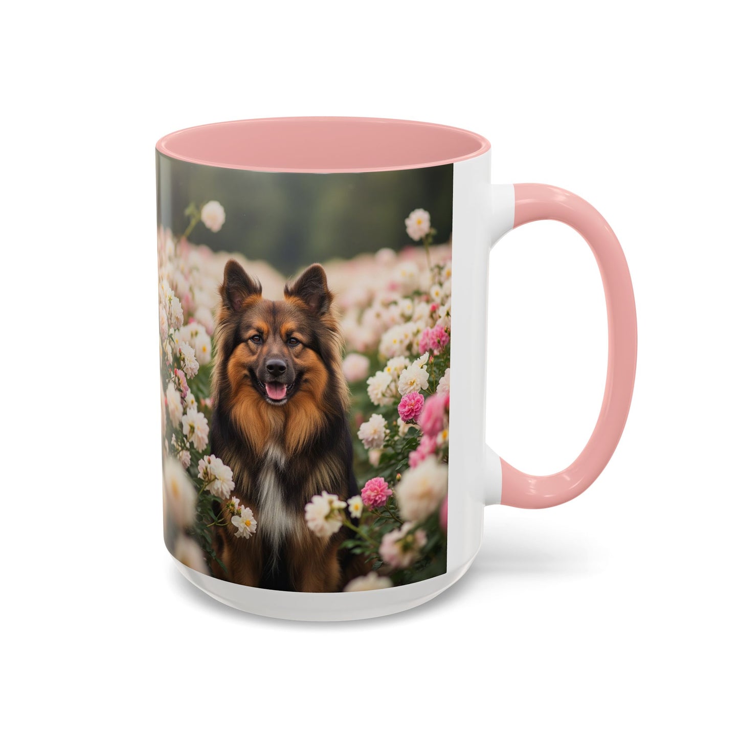 Bohemian Shepherd Accent Coffee Mug - Perfect Gift for Dog Lovers